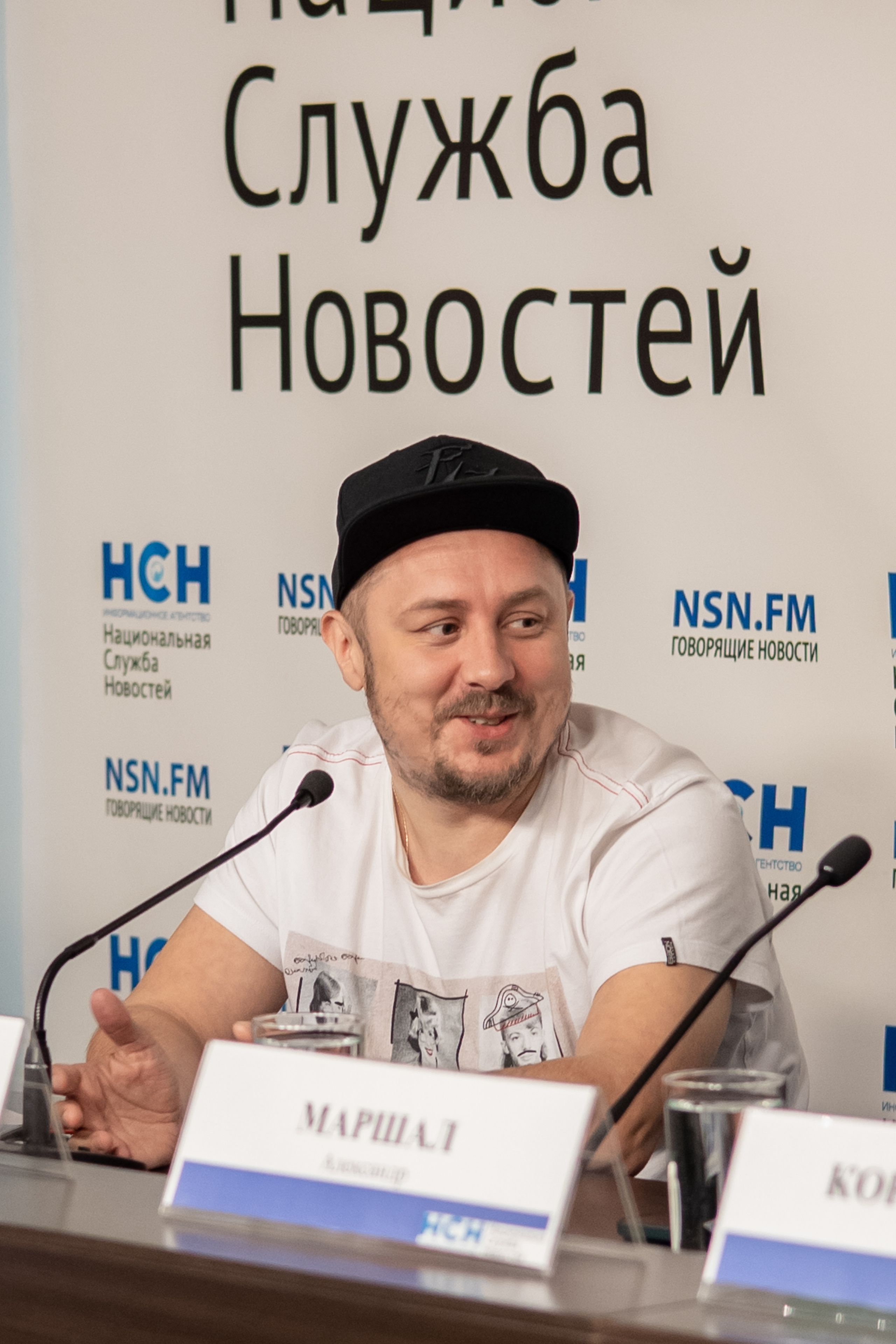 Пресс-конференция в НСН (Александр Маршал, Ольга Кормухина). Фотограф Ольга Махалова — Санкт-Петербург, Москва, Нижний Новгород