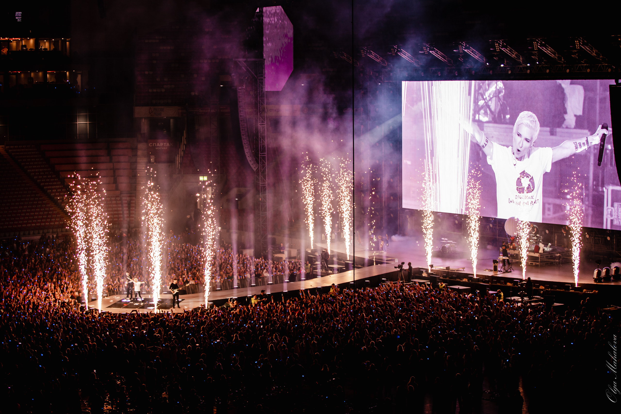 Диана Арбенина и Ночные Снайперы, Открытие Банк Арена. Фотограф Ольга Махалова — Санкт-Петербург, Москва, Нижний Новгород