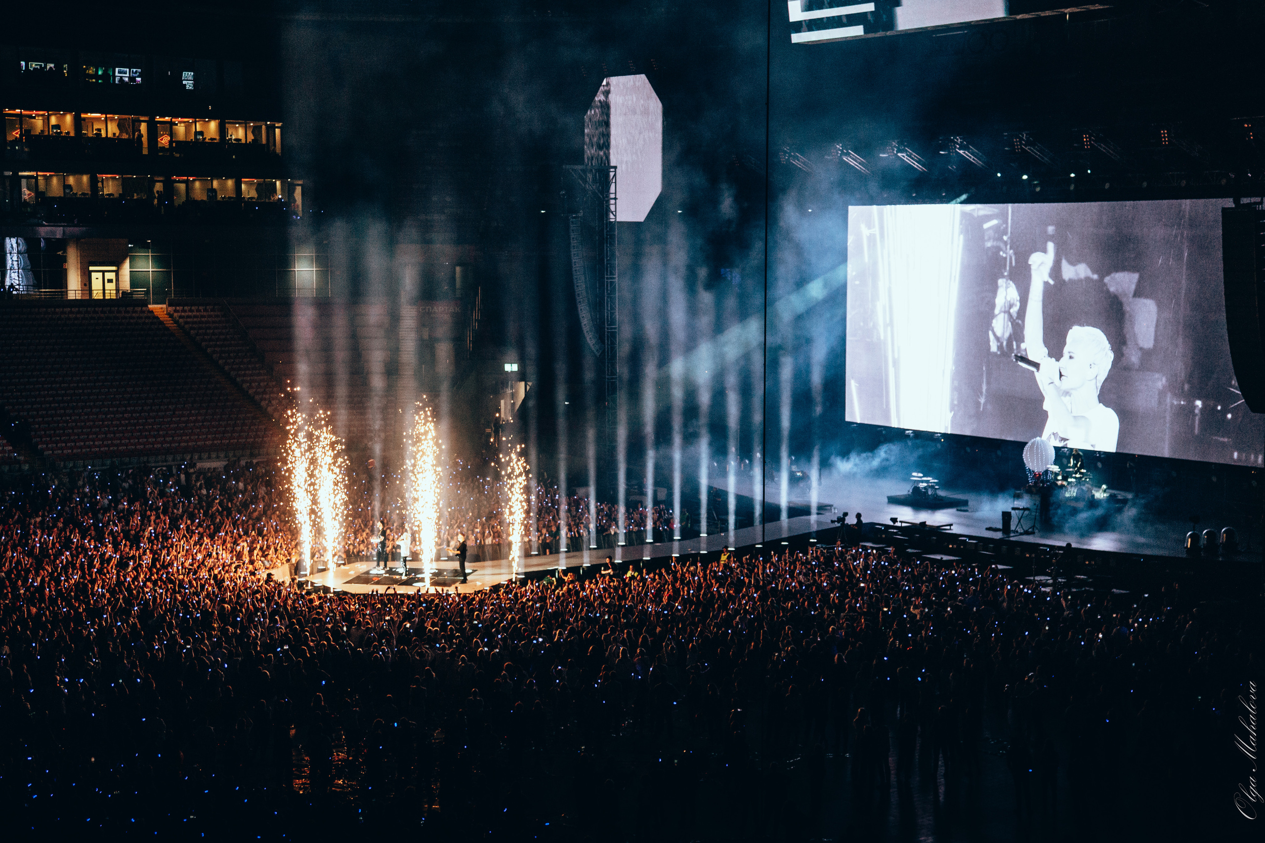 Диана Арбенина и Ночные Снайперы, Открытие Банк Арена. Фотограф Ольга Махалова — Санкт-Петербург, Москва, Нижний Новгород