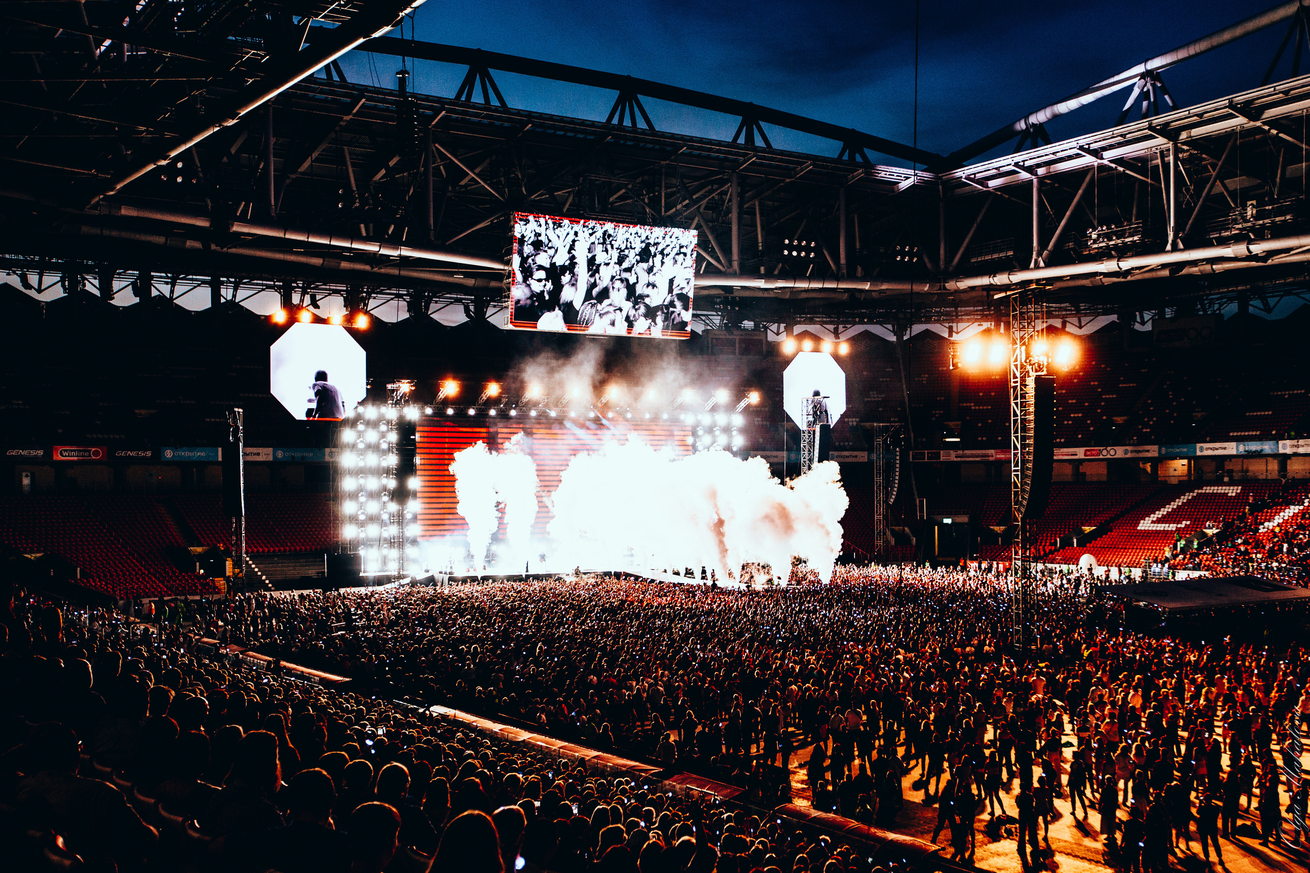 Диана Арбенина и Ночные Снайперы, Открытие Банк Арена. Фотограф Ольга Махалова — Санкт-Петербург, Москва, Нижний Новгород