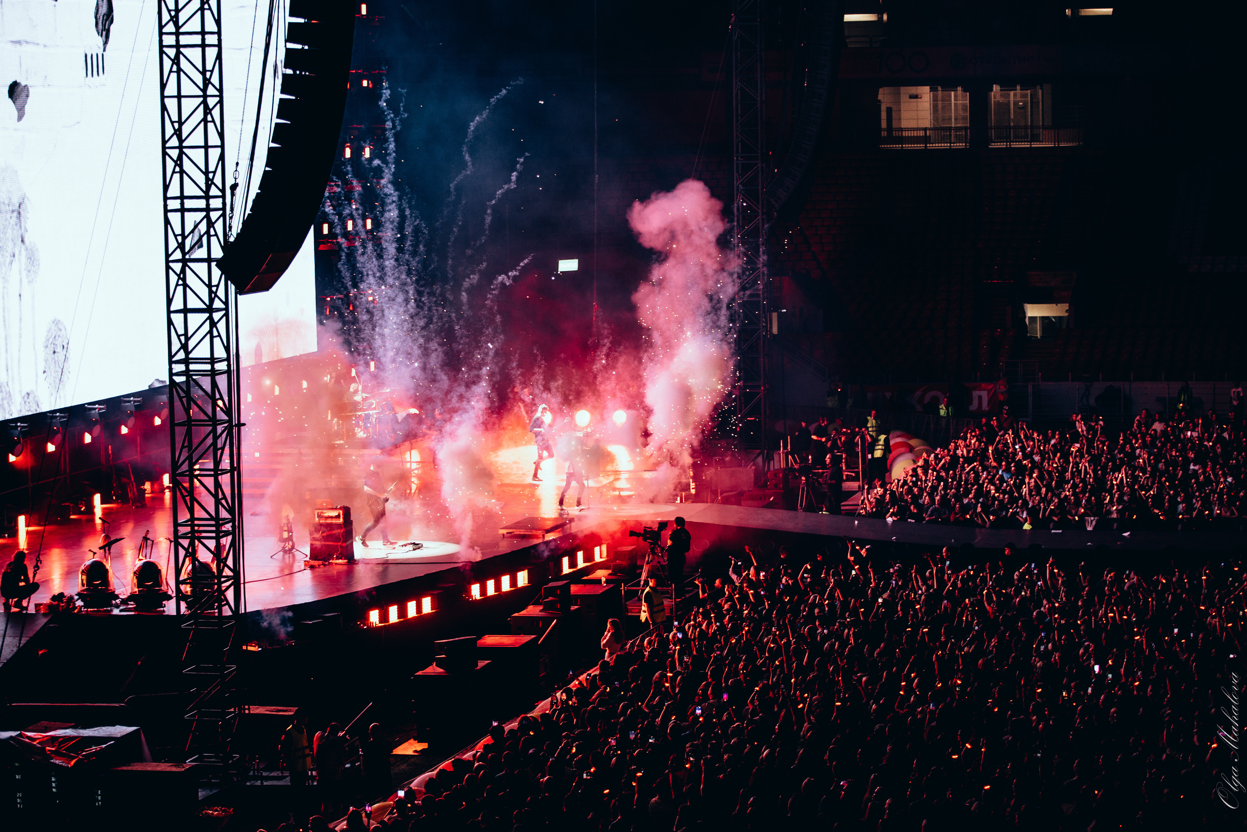 Диана Арбенина и Ночные Снайперы, Открытие Банк Арена. Фотограф Ольга Махалова — Санкт-Петербург, Москва, Нижний Новгород