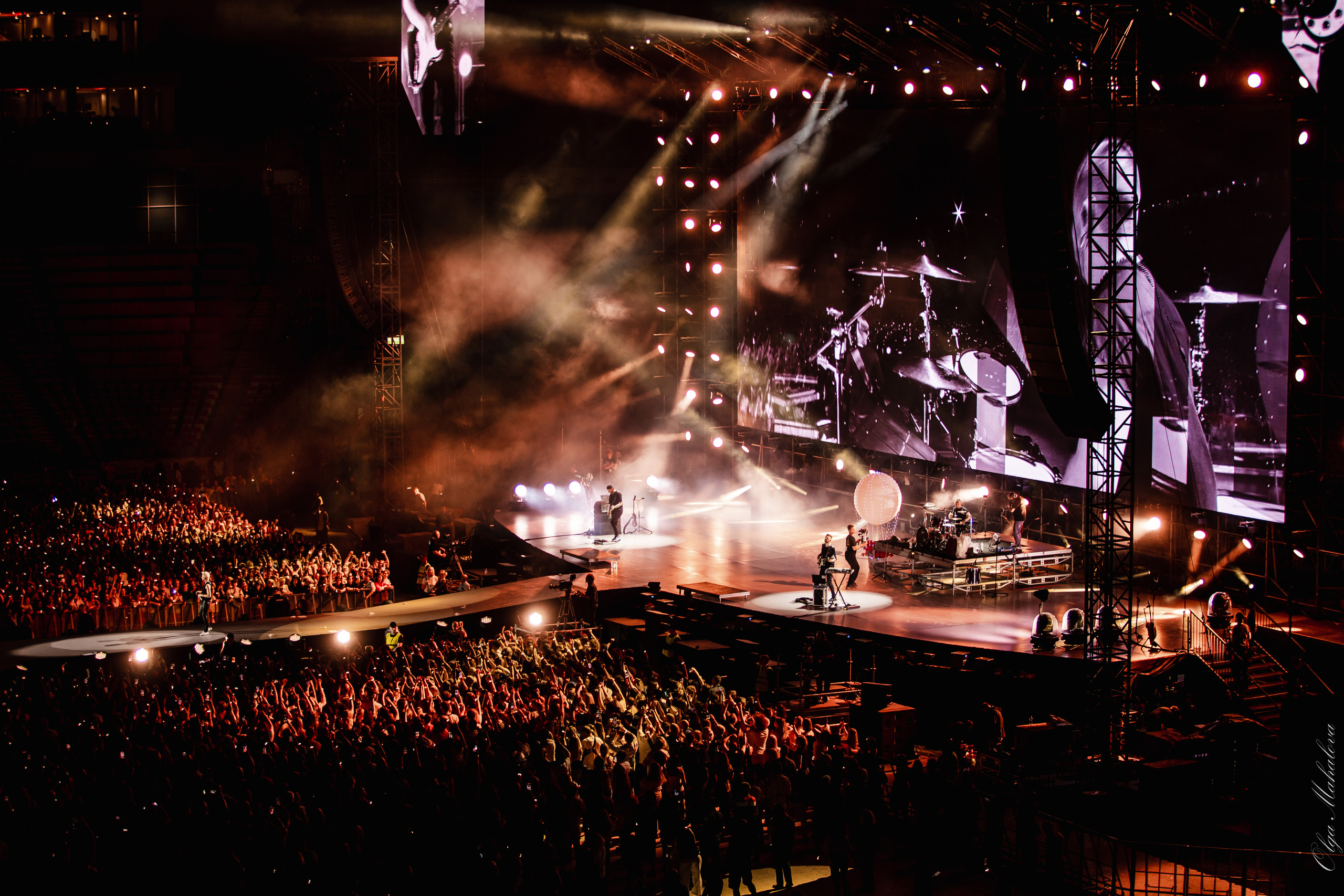 Диана Арбенина и Ночные Снайперы, Открытие Банк Арена. Фотограф Ольга Махалова — Санкт-Петербург, Москва, Нижний Новгород