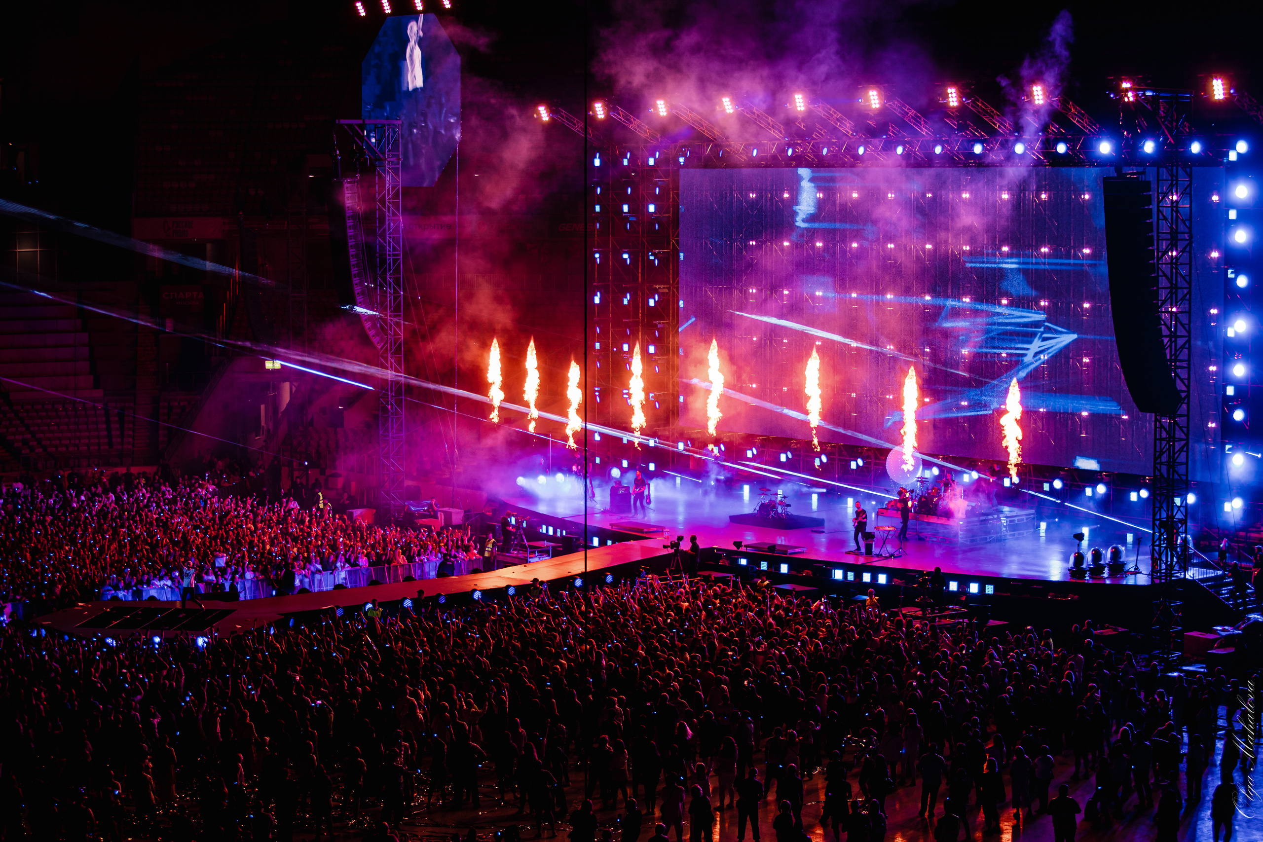 Диана Арбенина и Ночные Снайперы, Открытие Банк Арена. Фотограф Ольга Махалова — Санкт-Петербург, Москва, Нижний Новгород