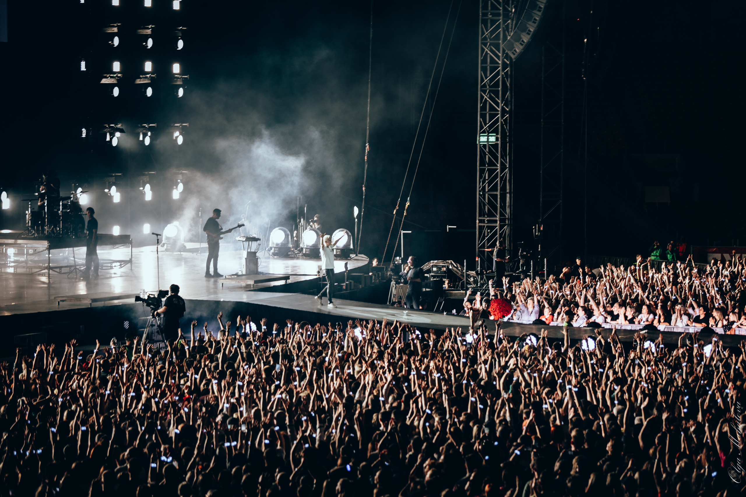 Диана Арбенина и Ночные Снайперы, Открытие Банк Арена. Фотограф Ольга Махалова — Санкт-Петербург, Москва, Нижний Новгород