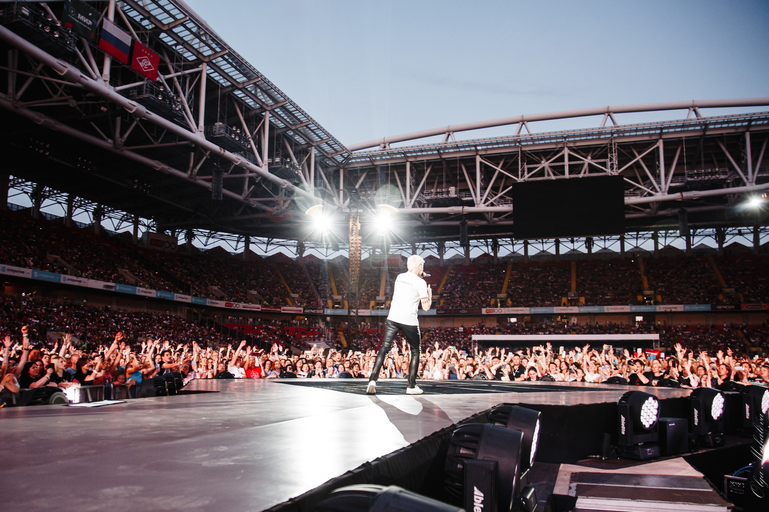 Диана Арбенина и Ночные Снайперы, Открытие Банк Арена. Фотограф Ольга Махалова — Санкт-Петербург, Москва, Нижний Новгород