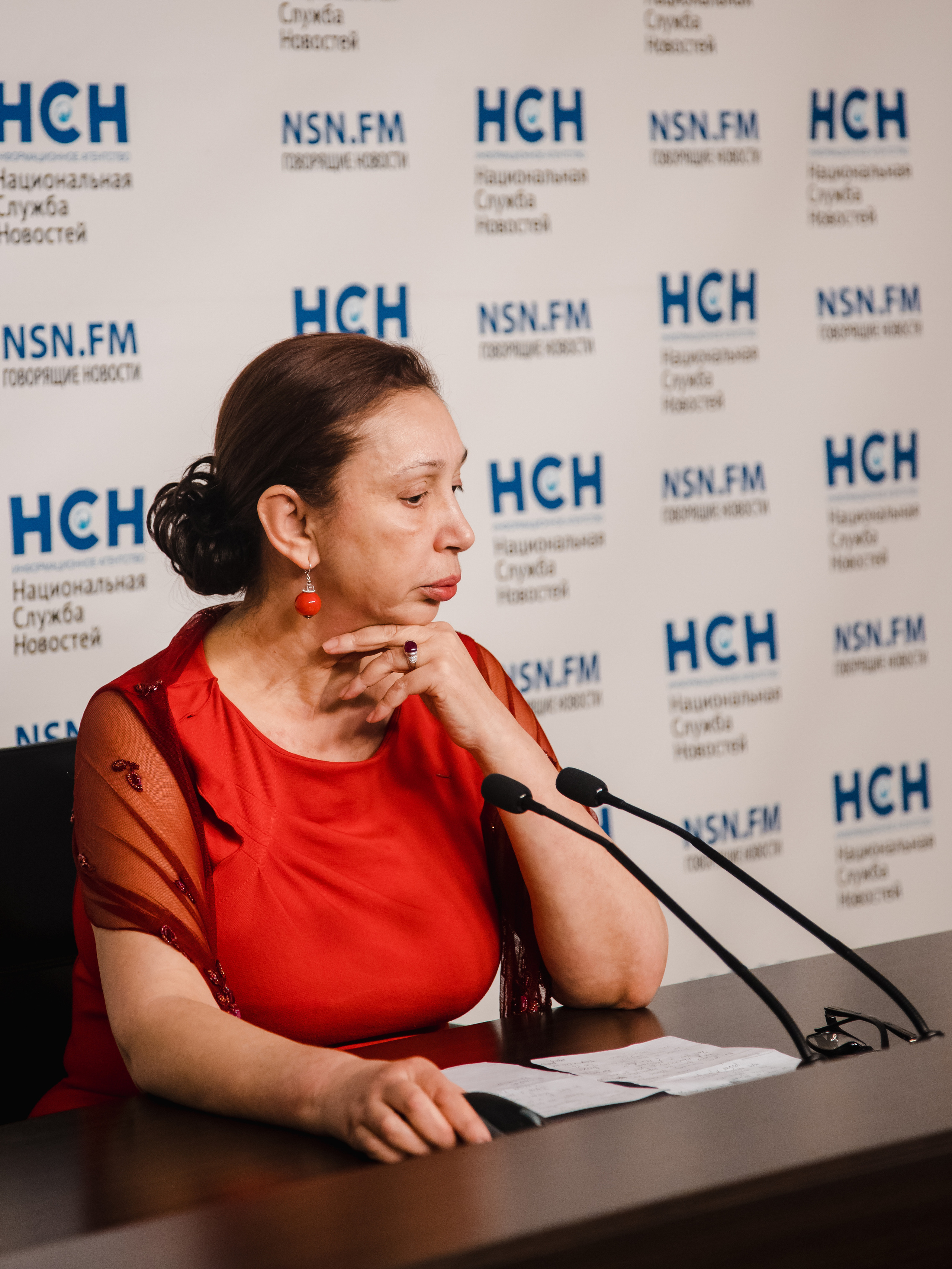 Пресс-конференция в НСН (Илона Давыдова). Фотограф Ольга Махалова — Санкт-Петербург, Москва, Нижний Новгород