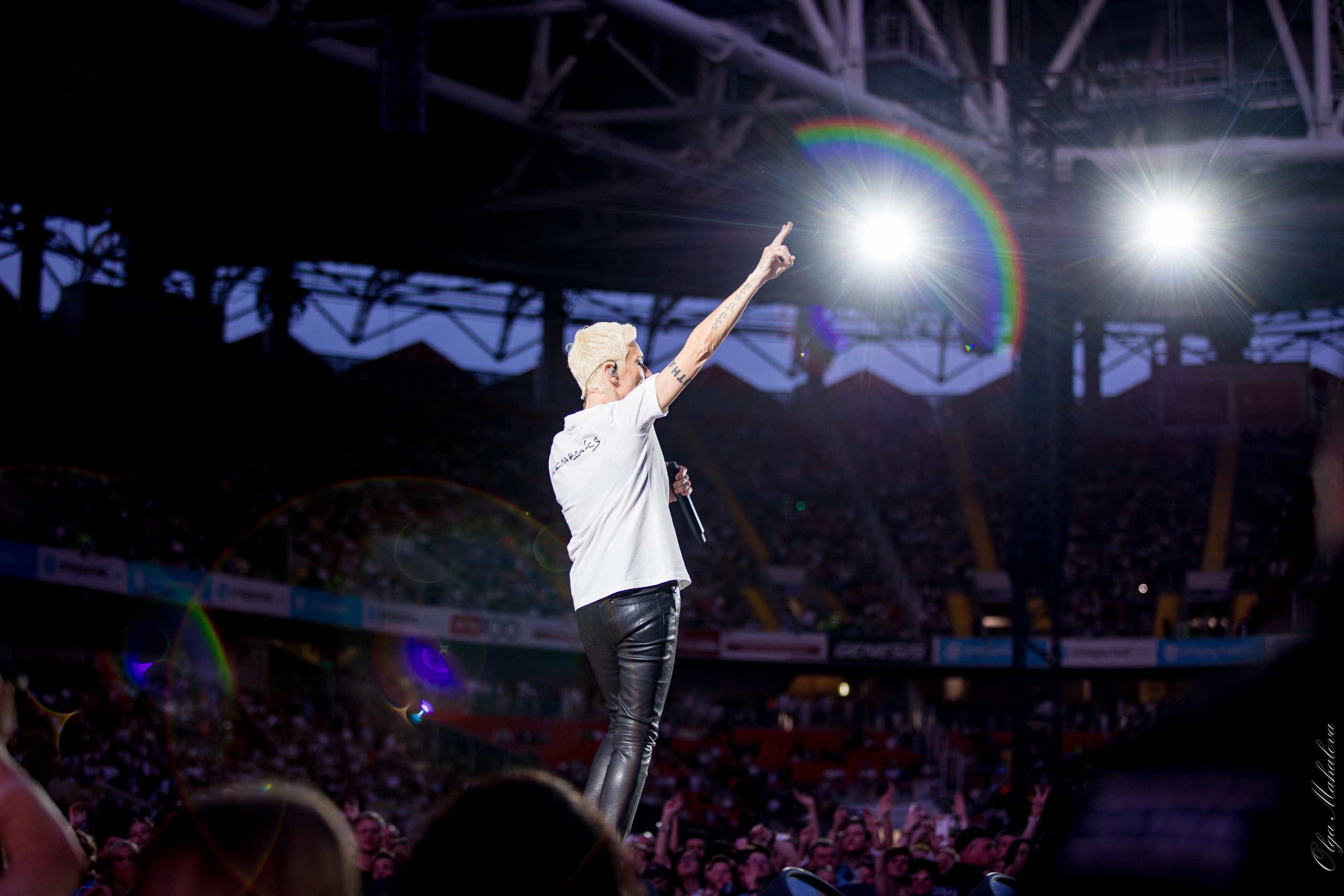 Диана Арбенина и Ночные Снайперы, Открытие Банк Арена. Фотограф Ольга Махалова — Санкт-Петербург, Москва, Нижний Новгород