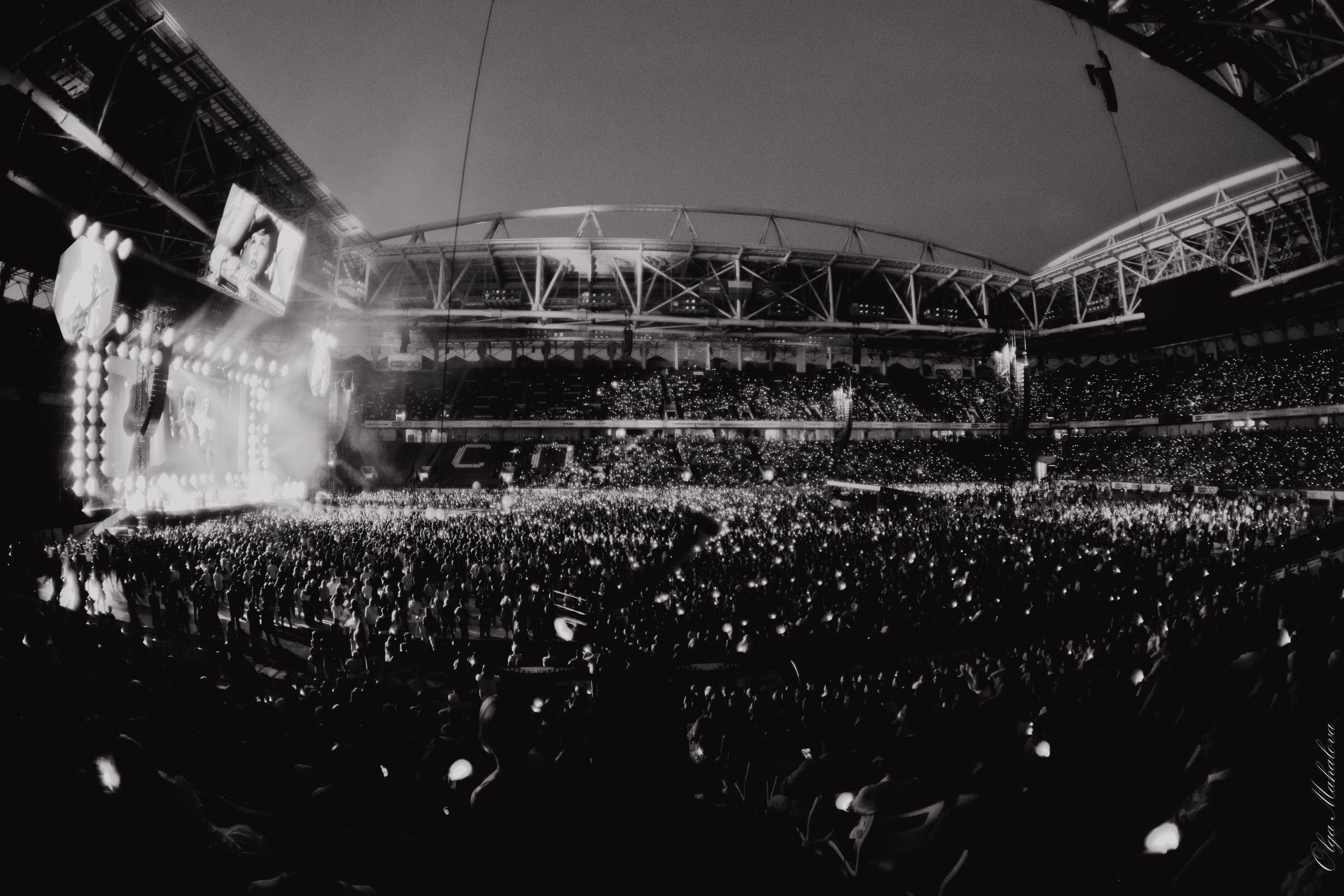 Диана Арбенина и Ночные Снайперы, Открытие Банк Арена. Фотограф Ольга Махалова — Санкт-Петербург, Москва, Нижний Новгород