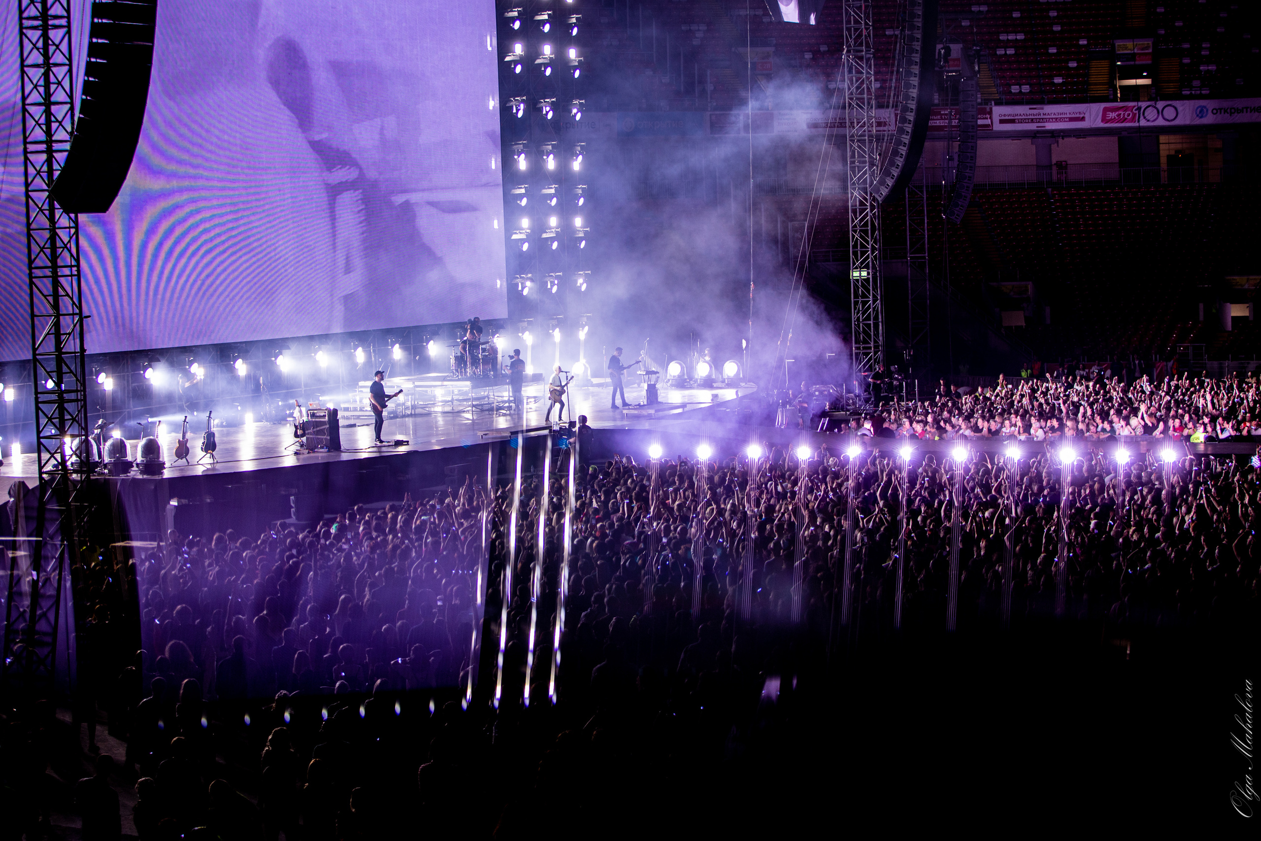 Диана Арбенина и Ночные Снайперы, Открытие Банк Арена. Фотограф Ольга Махалова — Санкт-Петербург, Москва, Нижний Новгород