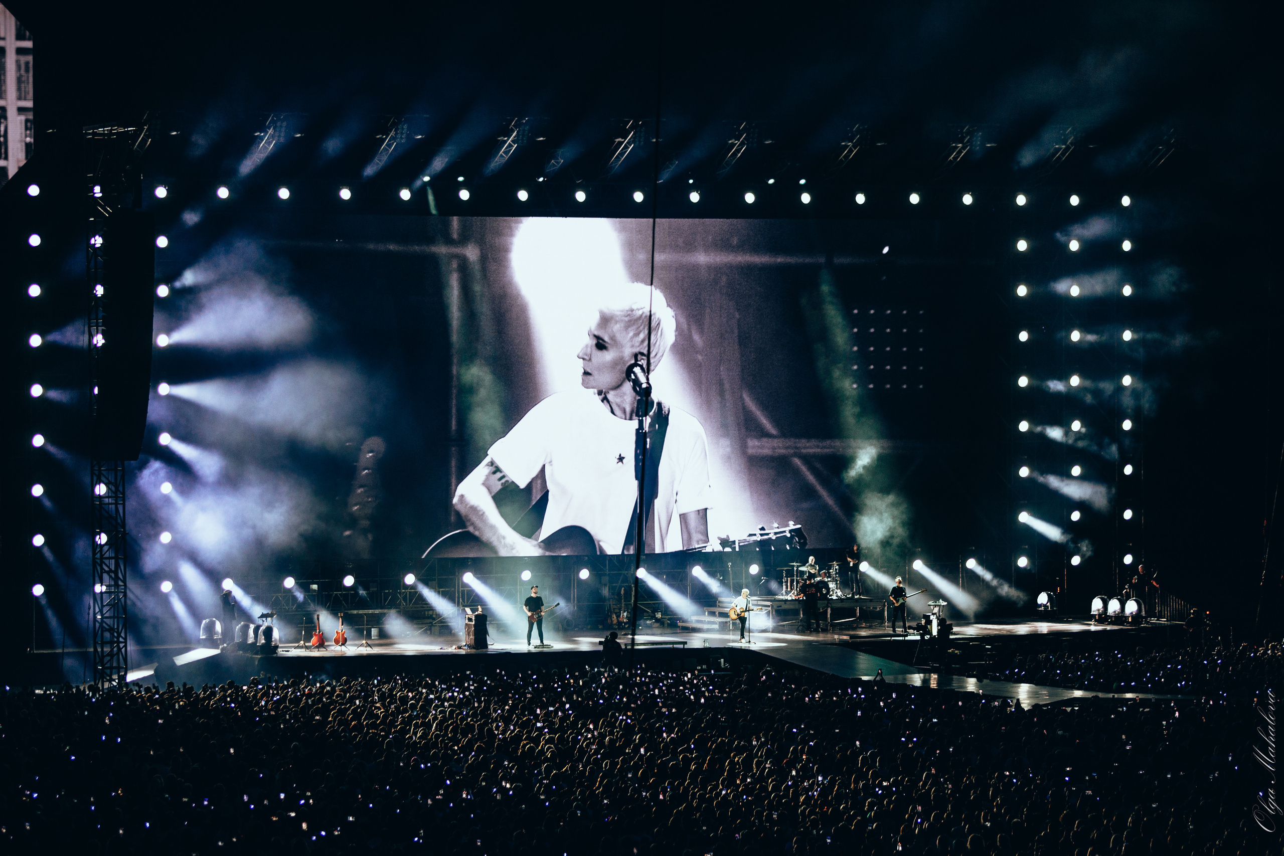 Диана Арбенина и Ночные Снайперы, Открытие Банк Арена. Фотограф Ольга Махалова — Санкт-Петербург, Москва, Нижний Новгород