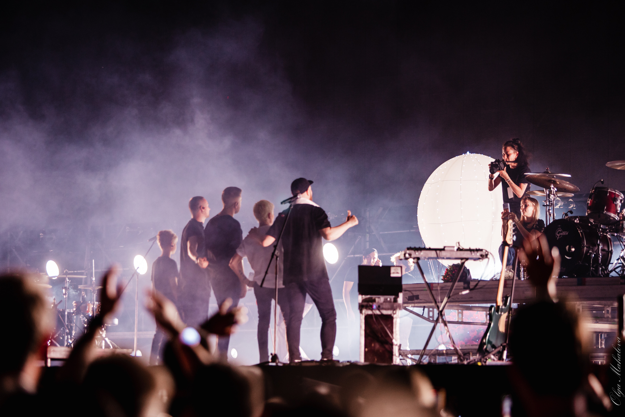 Диана Арбенина и Ночные Снайперы, Открытие Банк Арена. Фотограф Ольга Махалова — Санкт-Петербург, Москва, Нижний Новгород