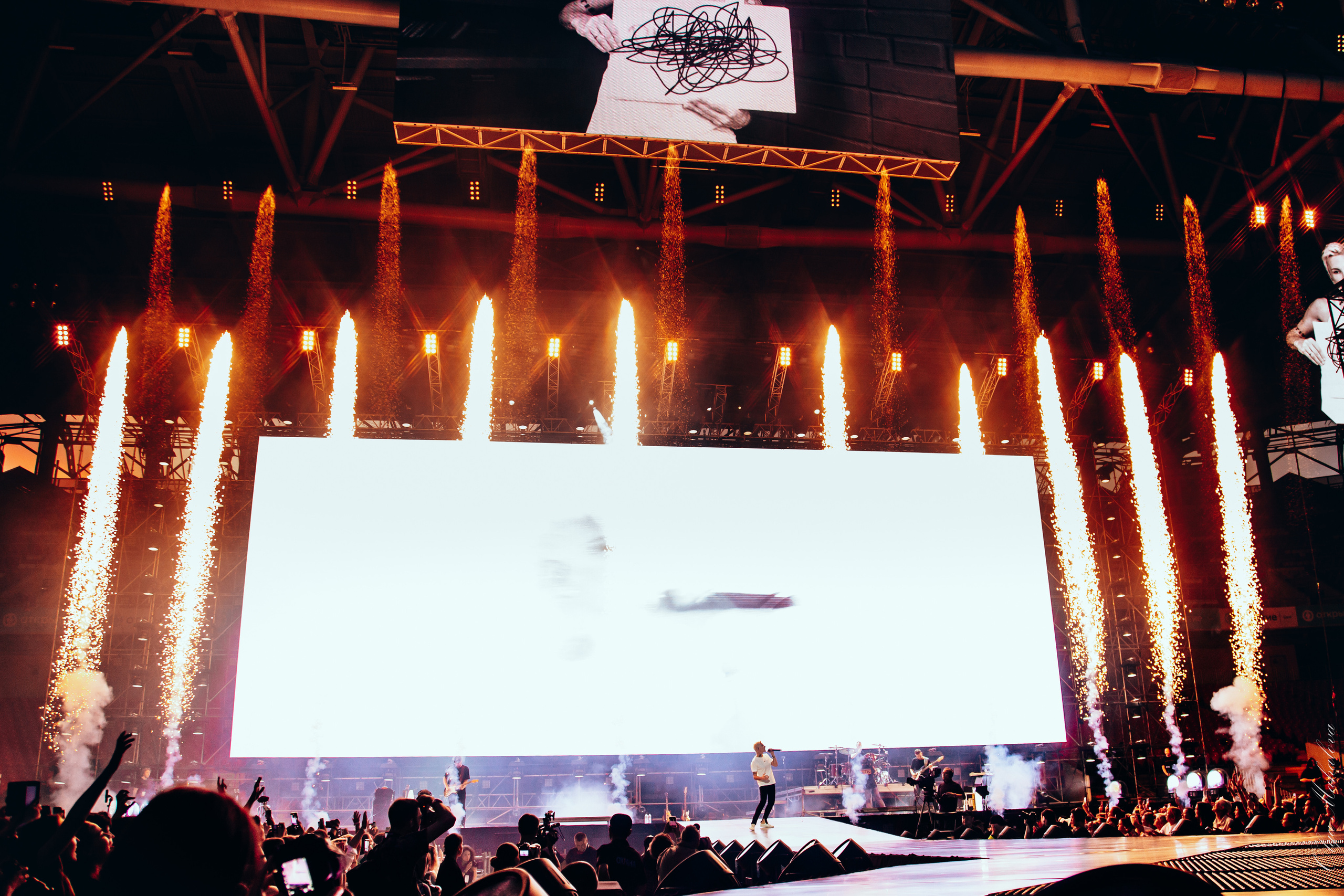 Диана Арбенина и Ночные Снайперы, Открытие Банк Арена. Фотограф Ольга Махалова — Санкт-Петербург, Москва, Нижний Новгород