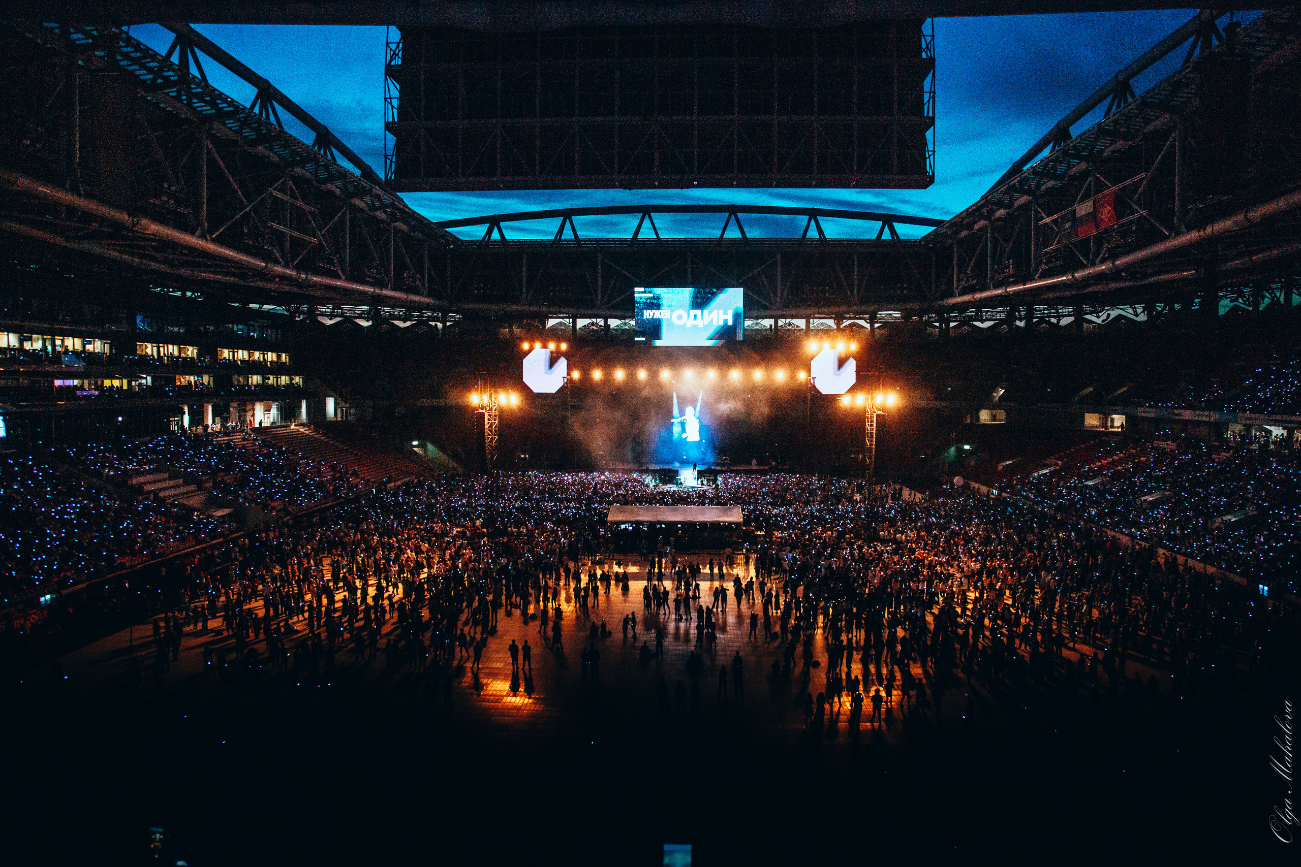 Диана Арбенина и Ночные Снайперы, Открытие Банк Арена. Фотограф Ольга Махалова — Санкт-Петербург, Москва, Нижний Новгород