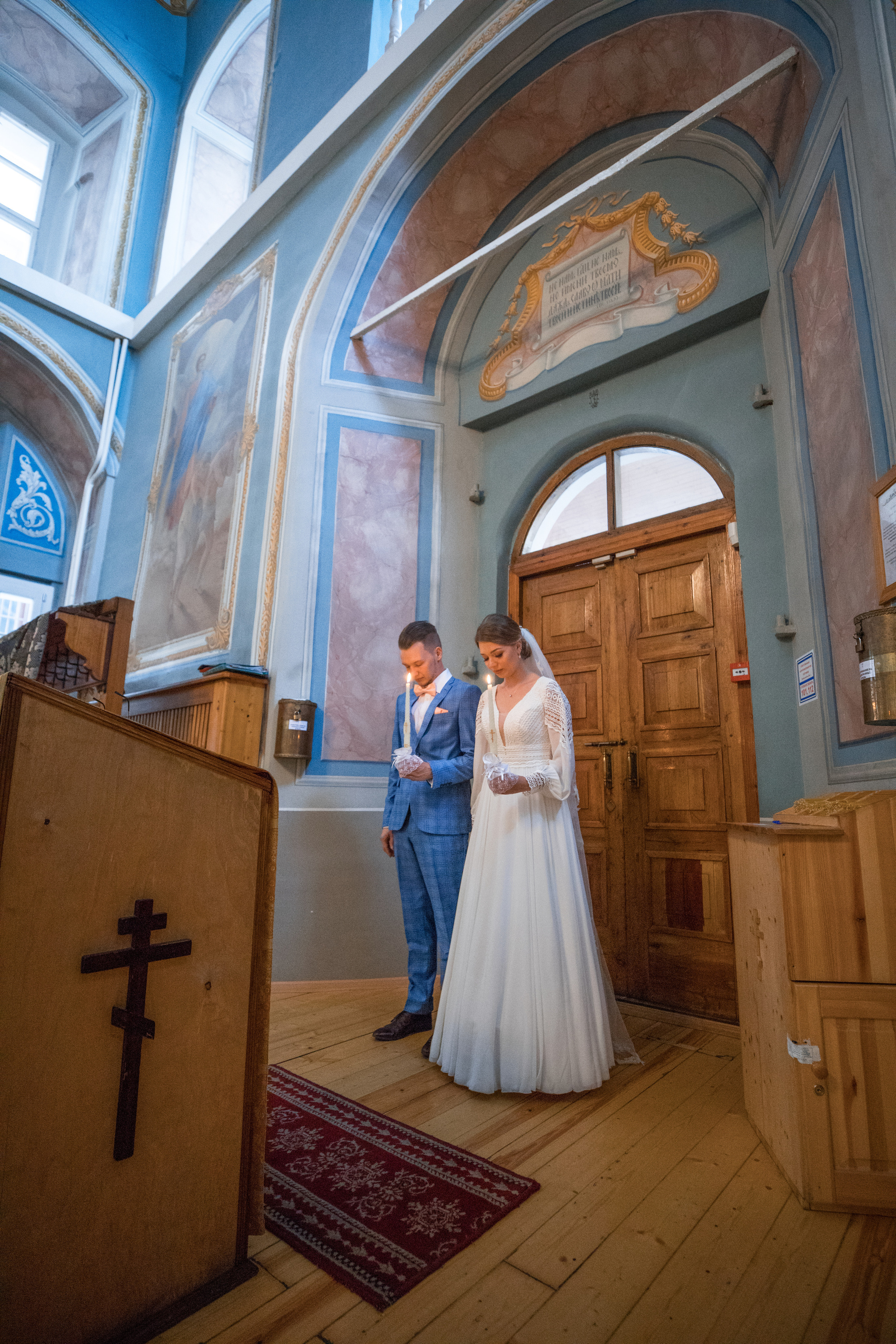 Венчание Антона и Людмилы. Фотограф Крещение, Выписка москва