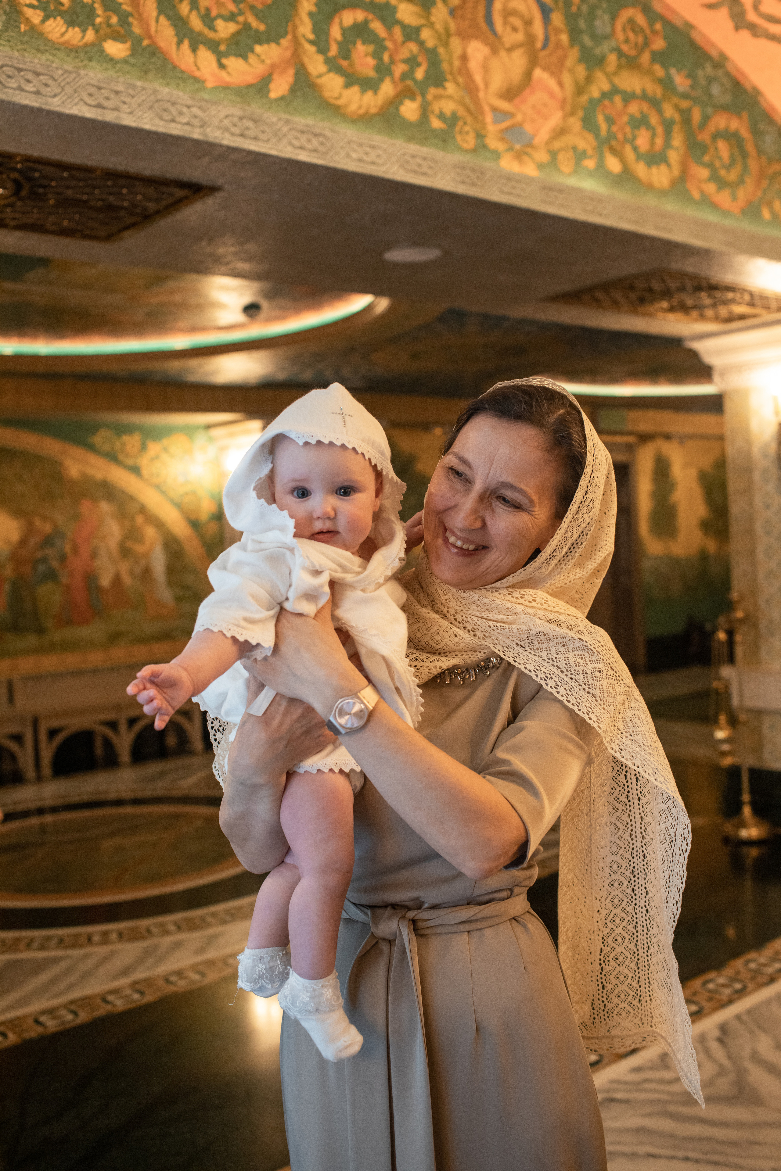 Крещение Дианы и Анжелики. Фотограф Крещение, Выписка москва