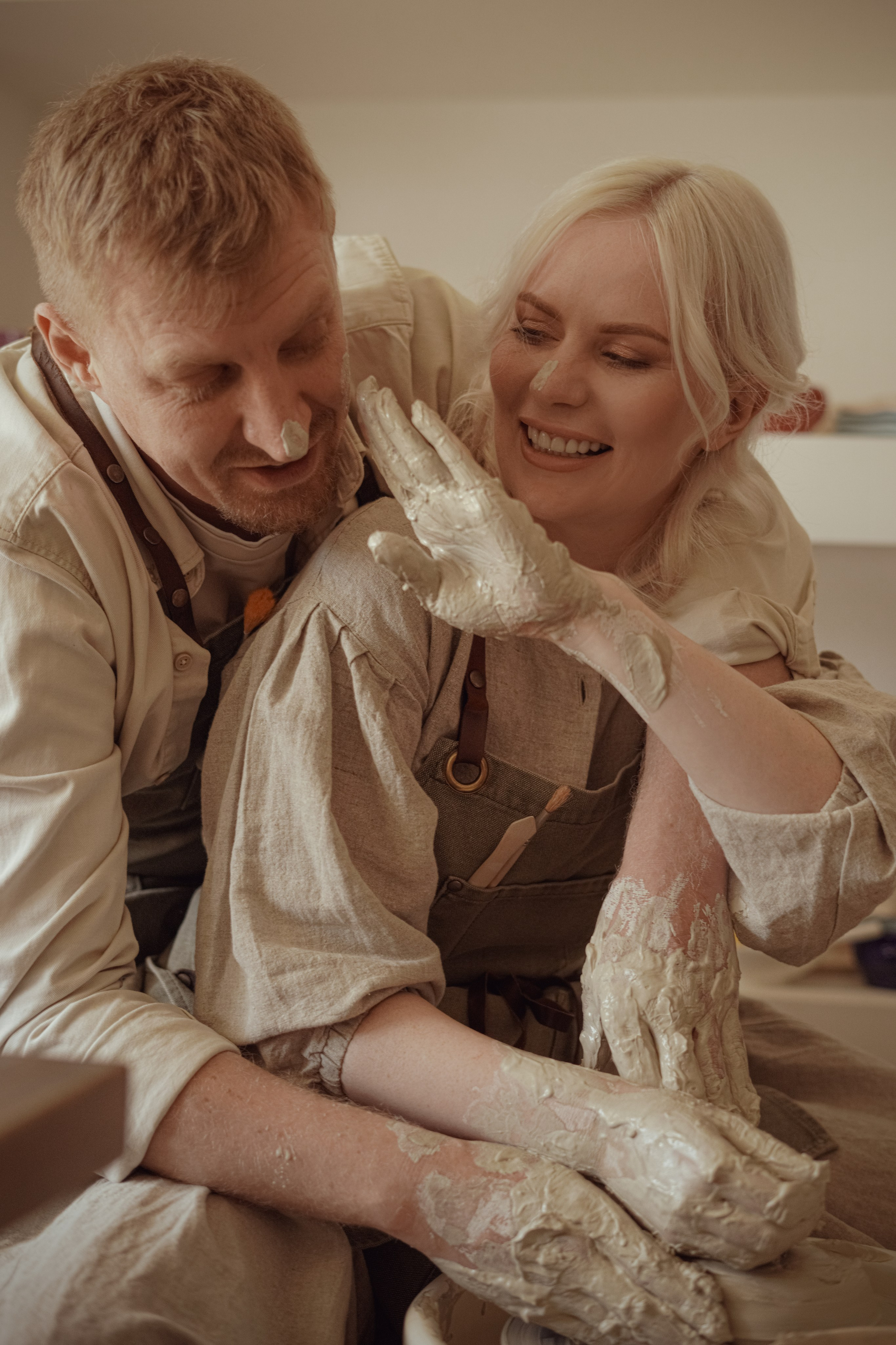 История в гончарной мастерской. Свадебный и семейный фотограф Афанасьева Анна в Кисловодске