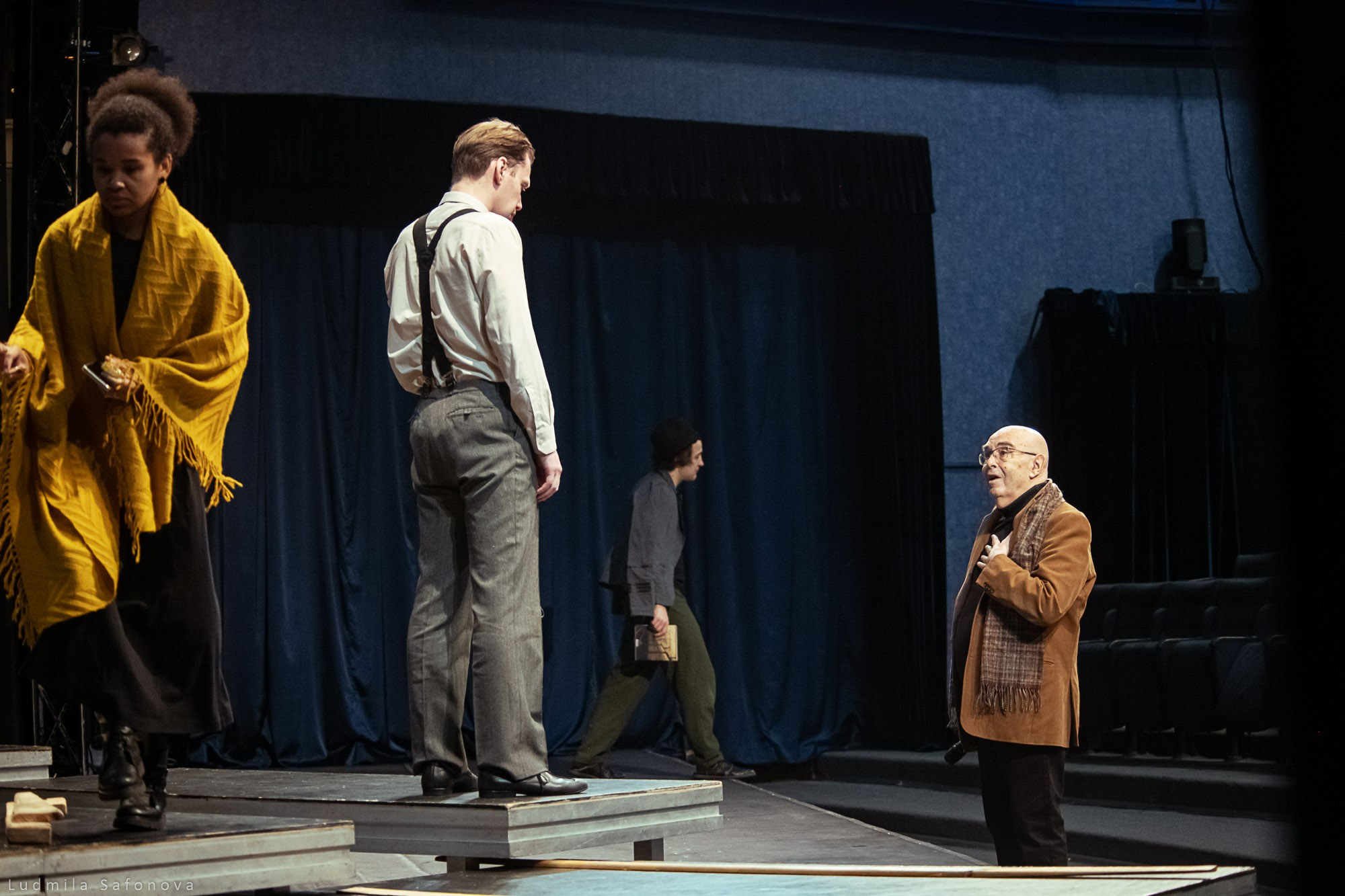 Театр Эрмитаж. Репетиция спектакля «Гамлет. Путь к отцу». Режиссёр Михаил Левитин. Lucytheatre