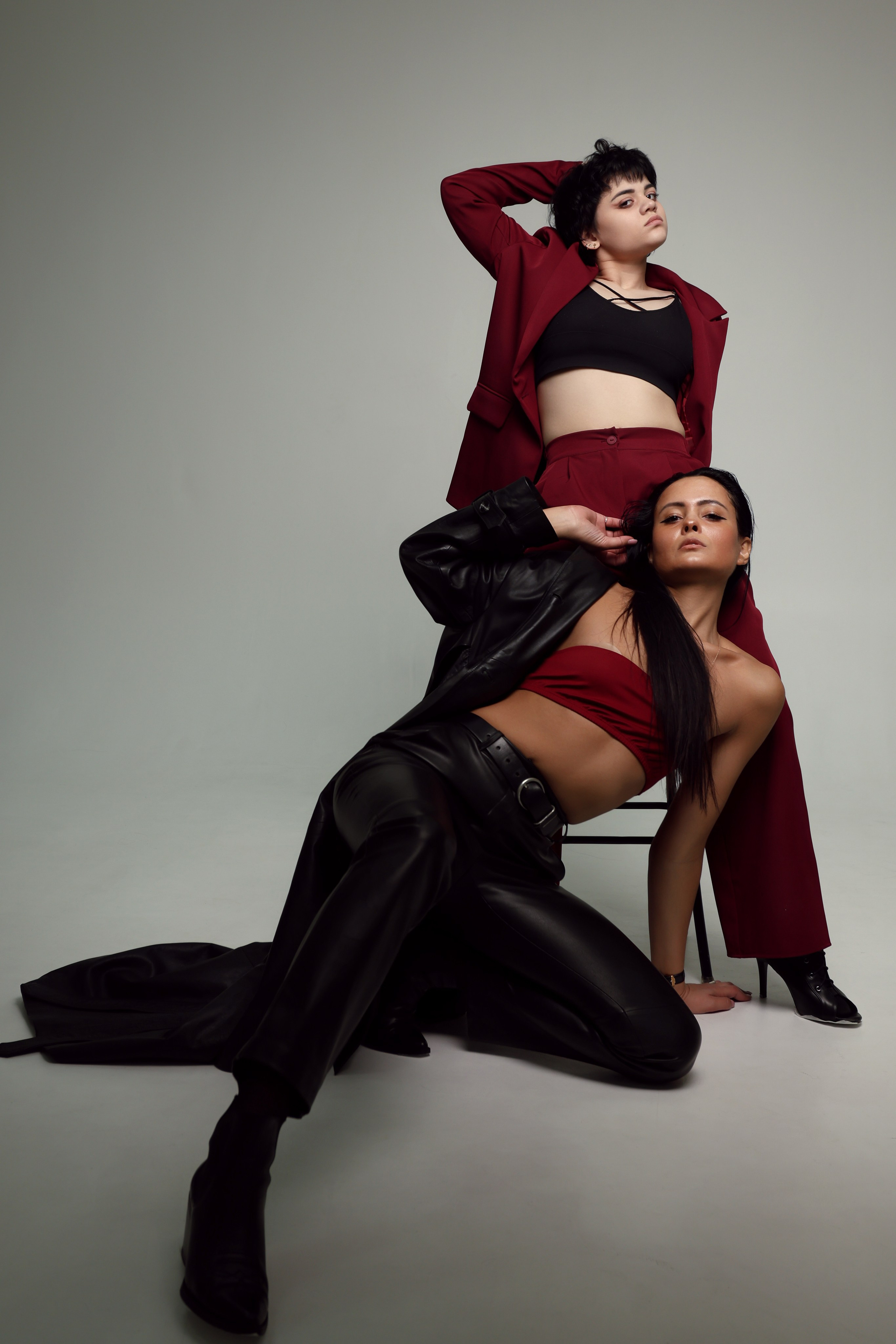 стильная фотосессия подружек