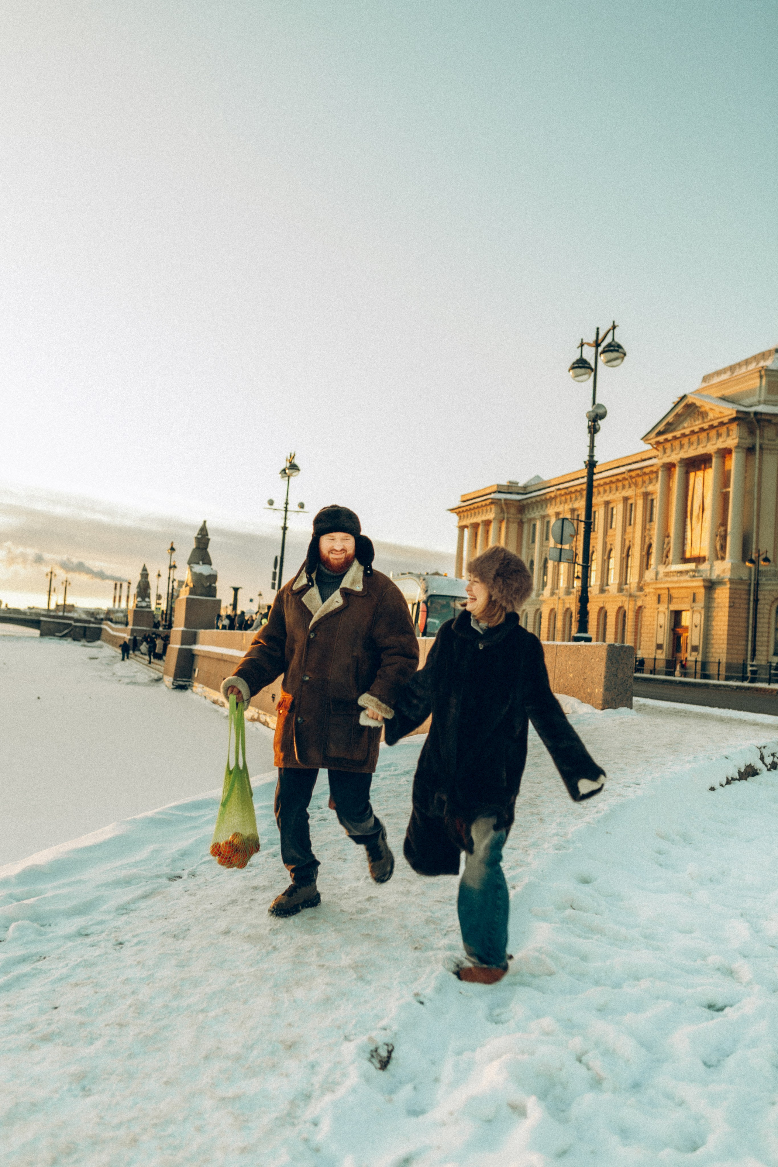 LoveStory зимняя. Фотограф Санкт-Петербург Князева Елизавета
