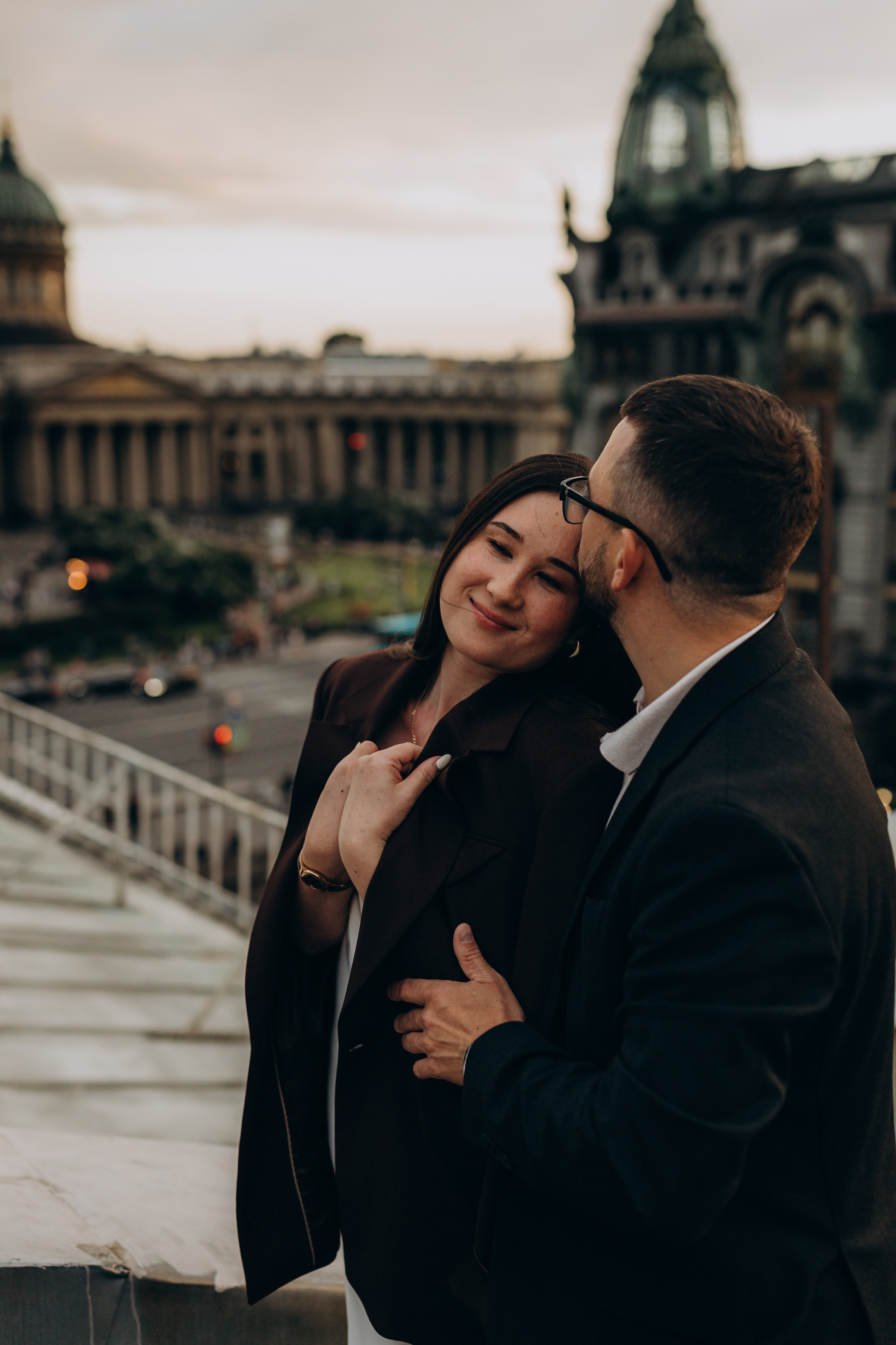 LoveStory на крышах Питера. Фотограф Санкт-Петербург Князева Елизавета