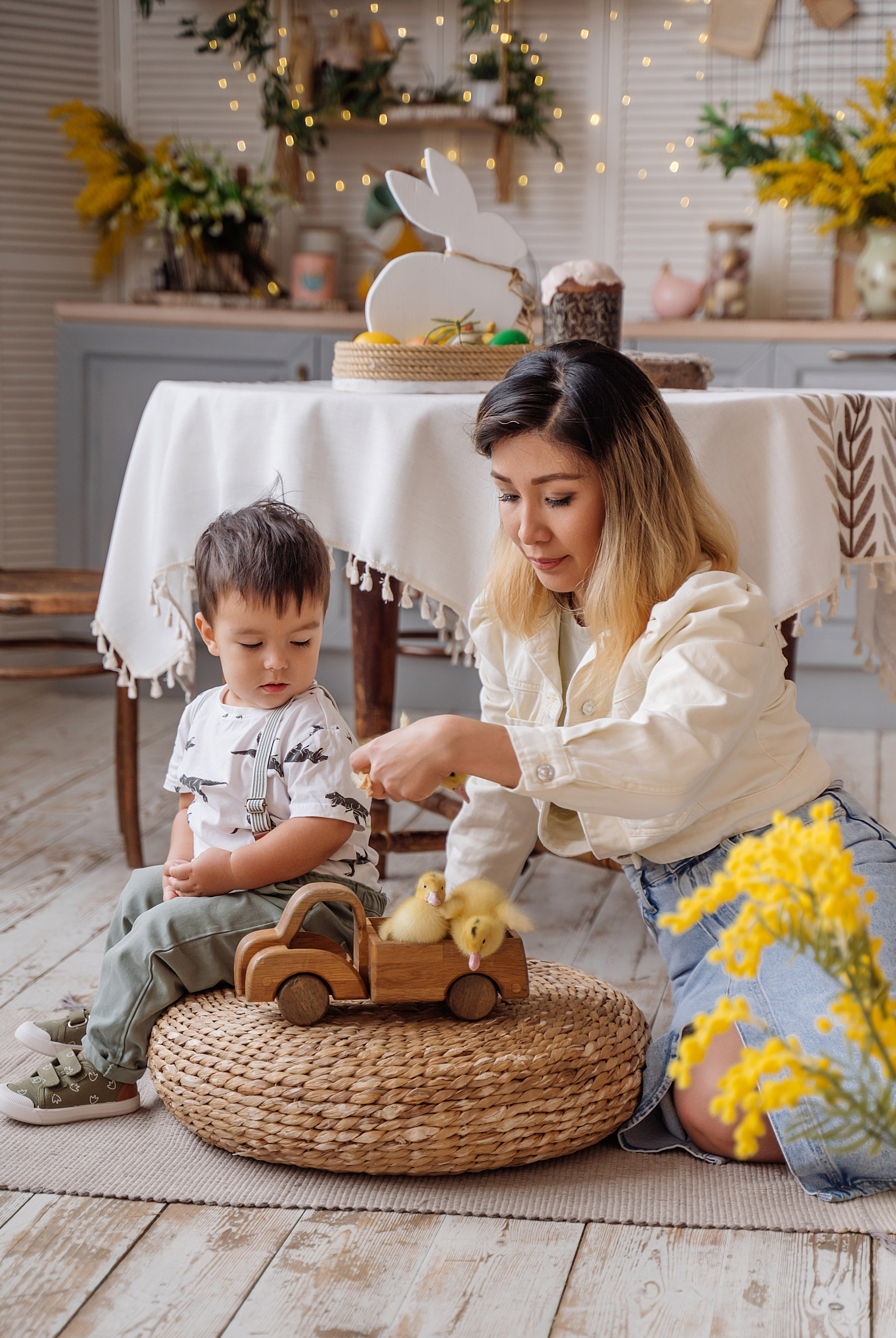 Семейная фотосессия с уточками. Свадебный фотограф