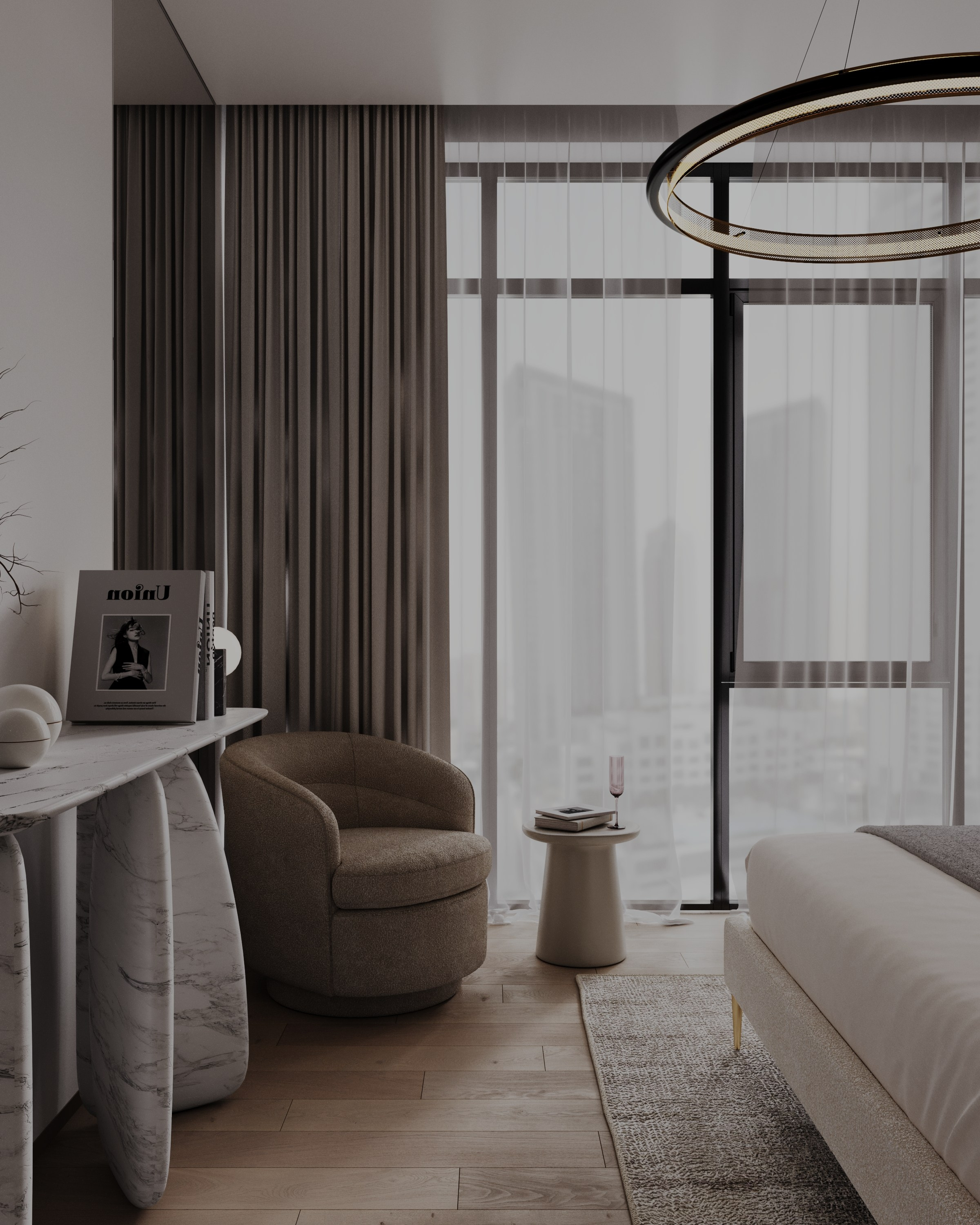 Интерьер квартиры. ОАЭ, Дубай. Главная