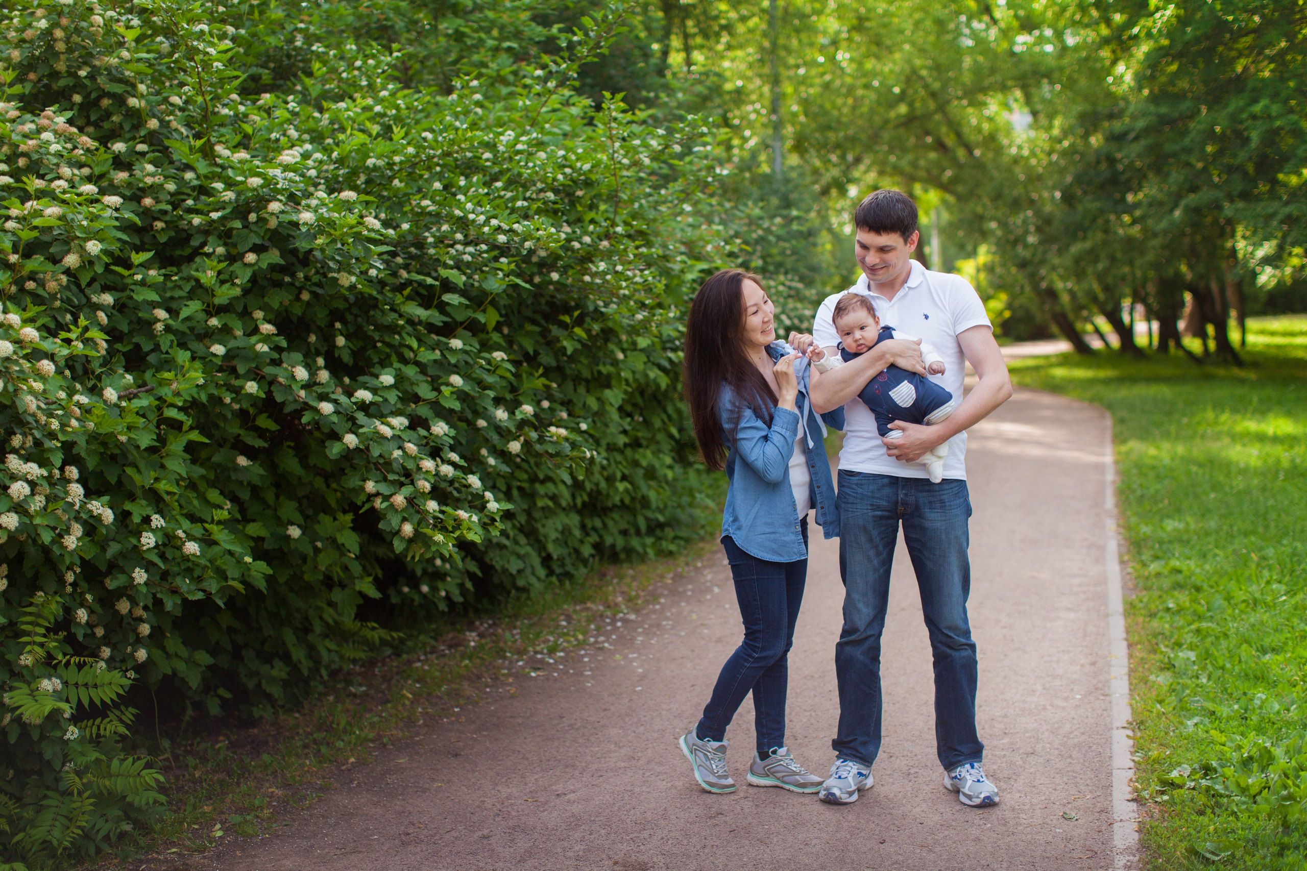 Элина, Максим и Родион. Фотограф на Крещение, семейный фотограф в Москве