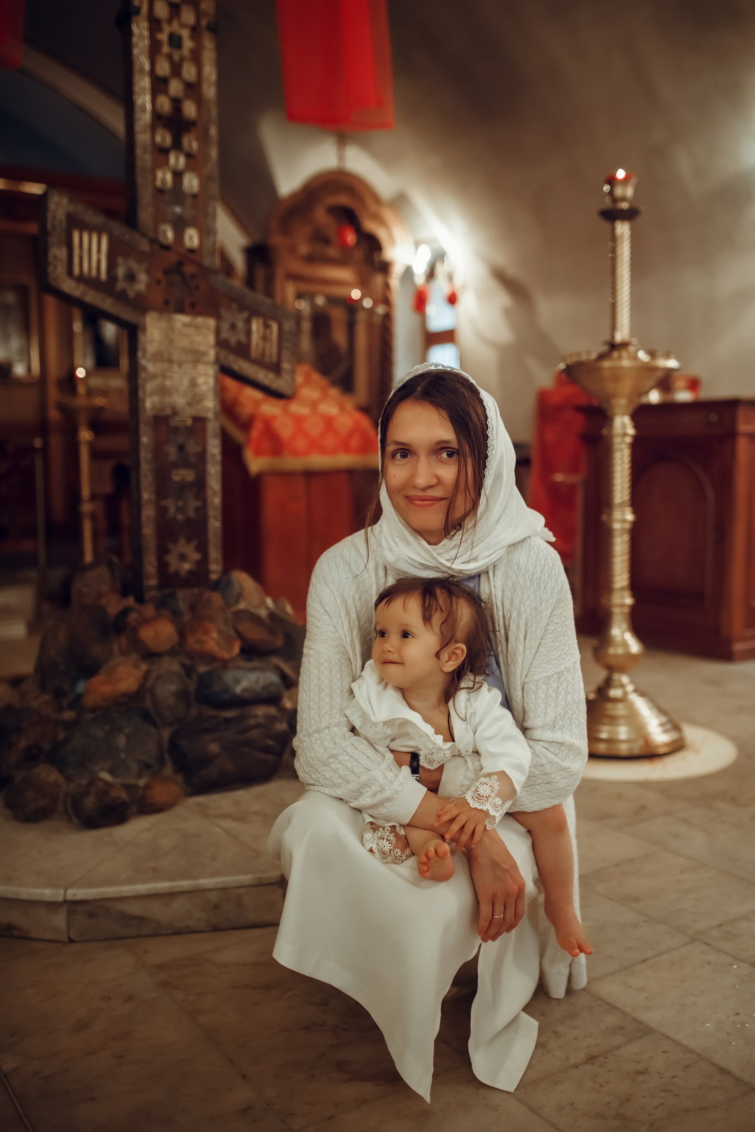 Крещение Даши. Фотограф на Крещение, семейный фотограф в Москве