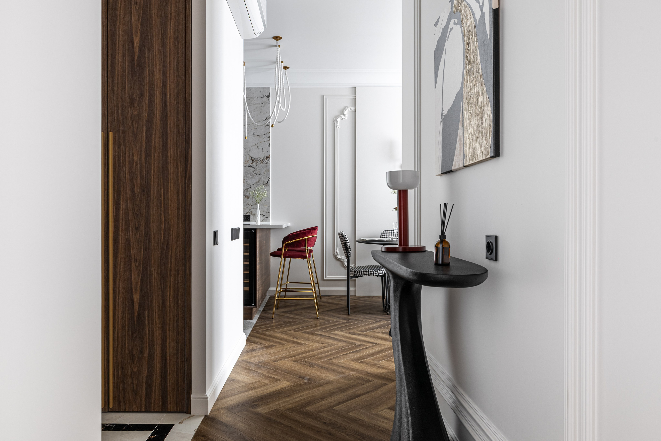 Неоклассика с винными акцентами. ЖК «Will Towers». Veselinskiy| Интерьерный фотограф | Москва