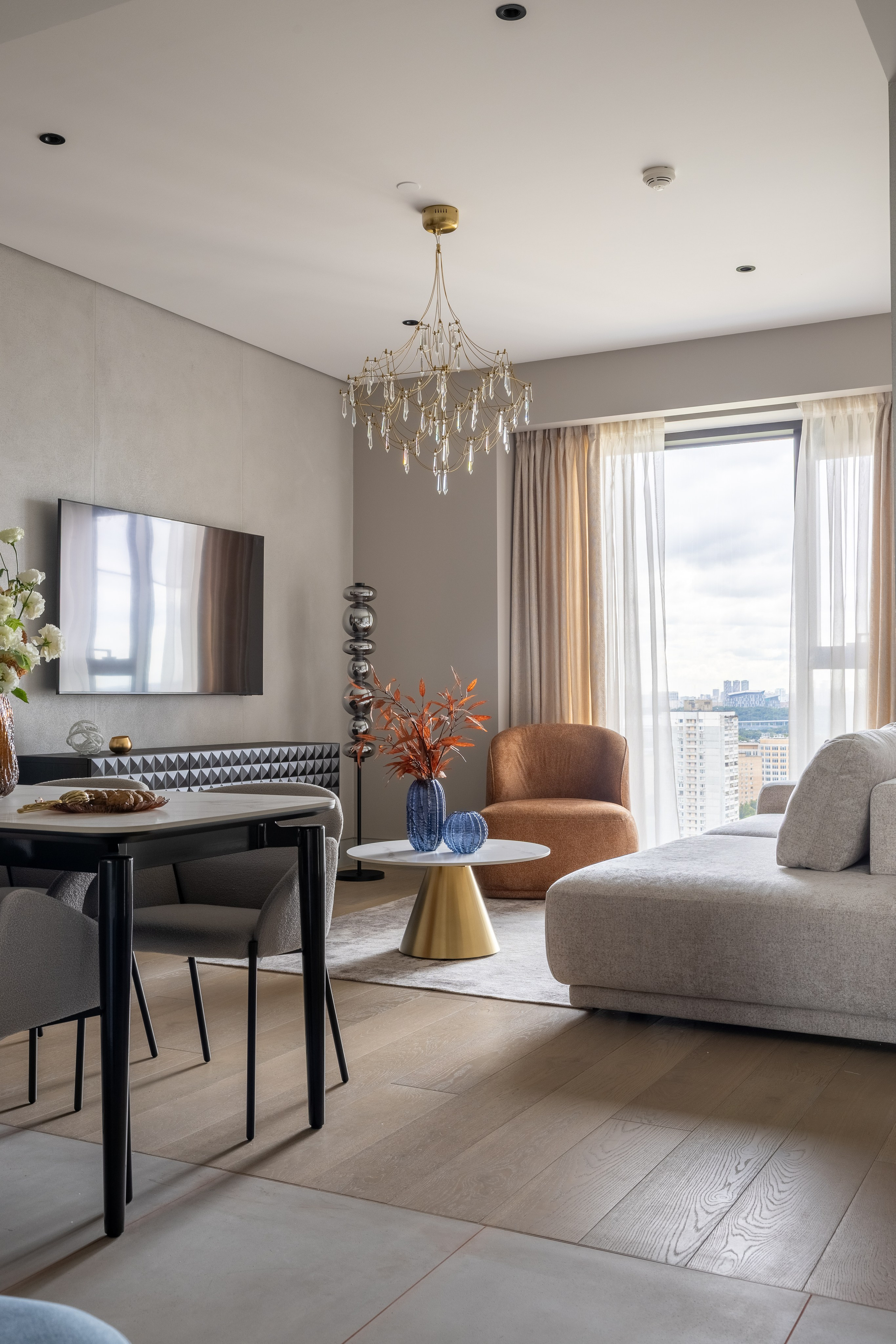 Лаконичный calm modern с арт-деталями в ЖК «Поклонная 9». Veselinskiy| Интерьерный фотограф | Москва