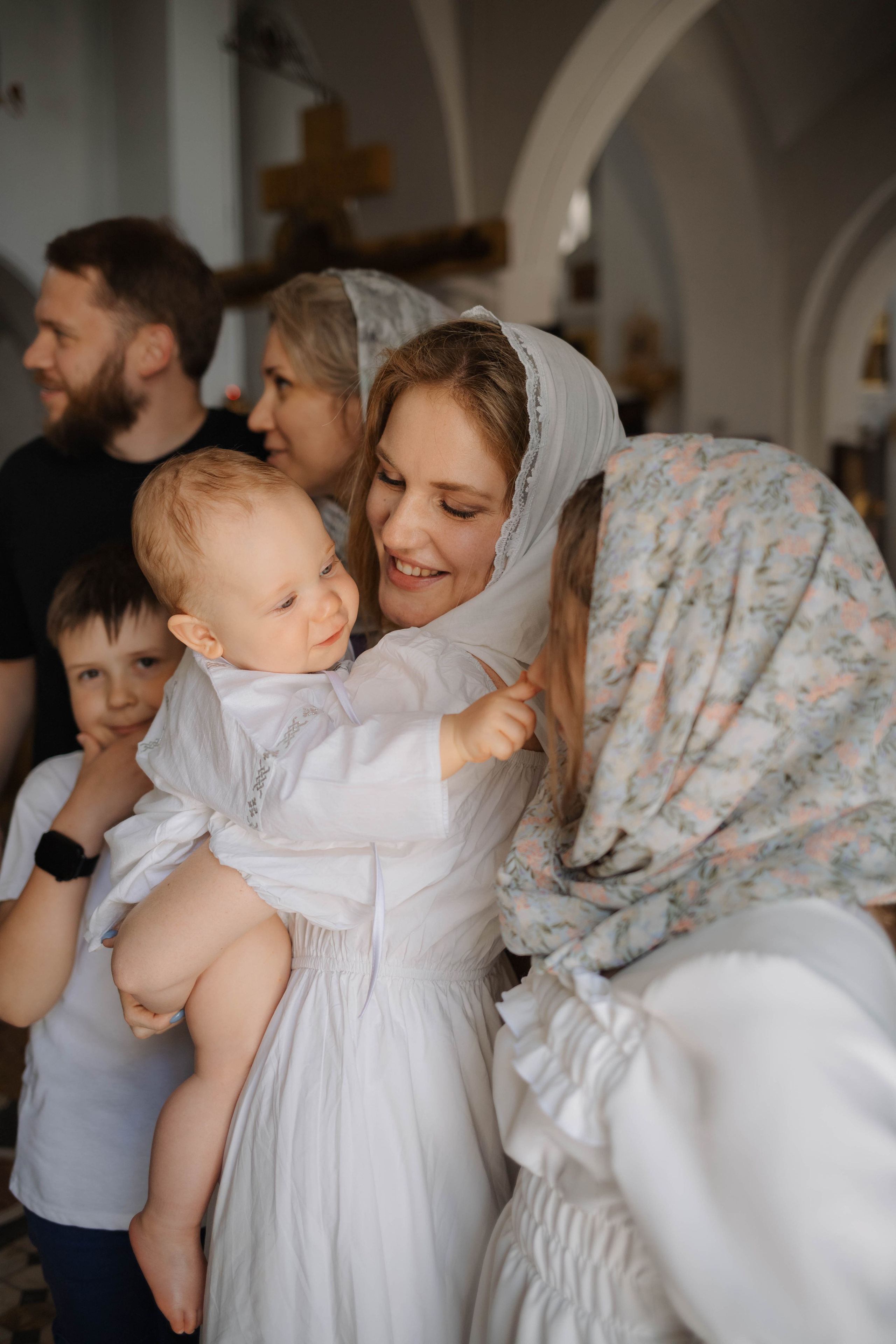 Крещение Миши. Семейный и детский фотограф в Москве Александра Нараевская
