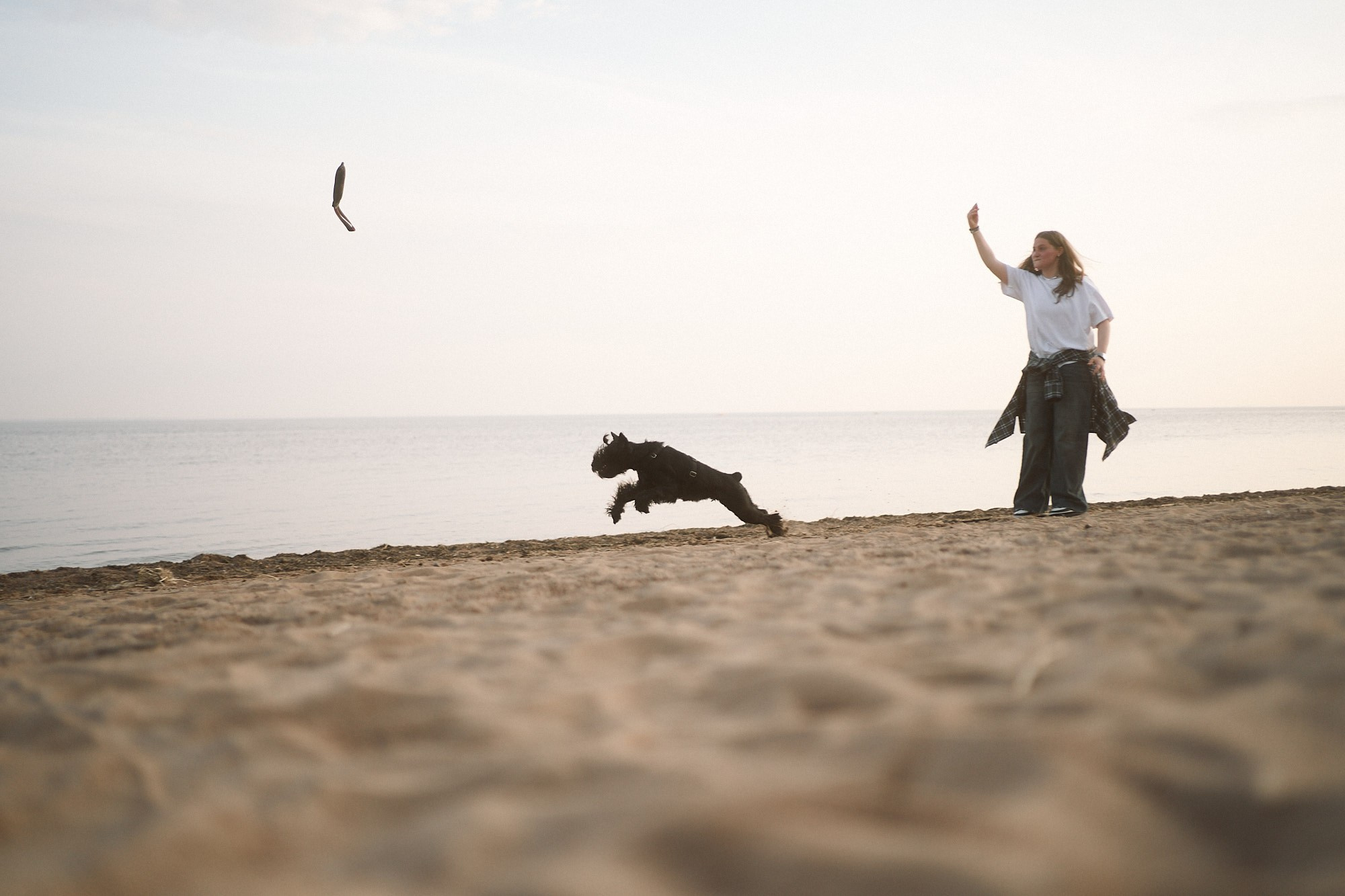 Оля и Месси. Фотограф анималист Москва Дарья