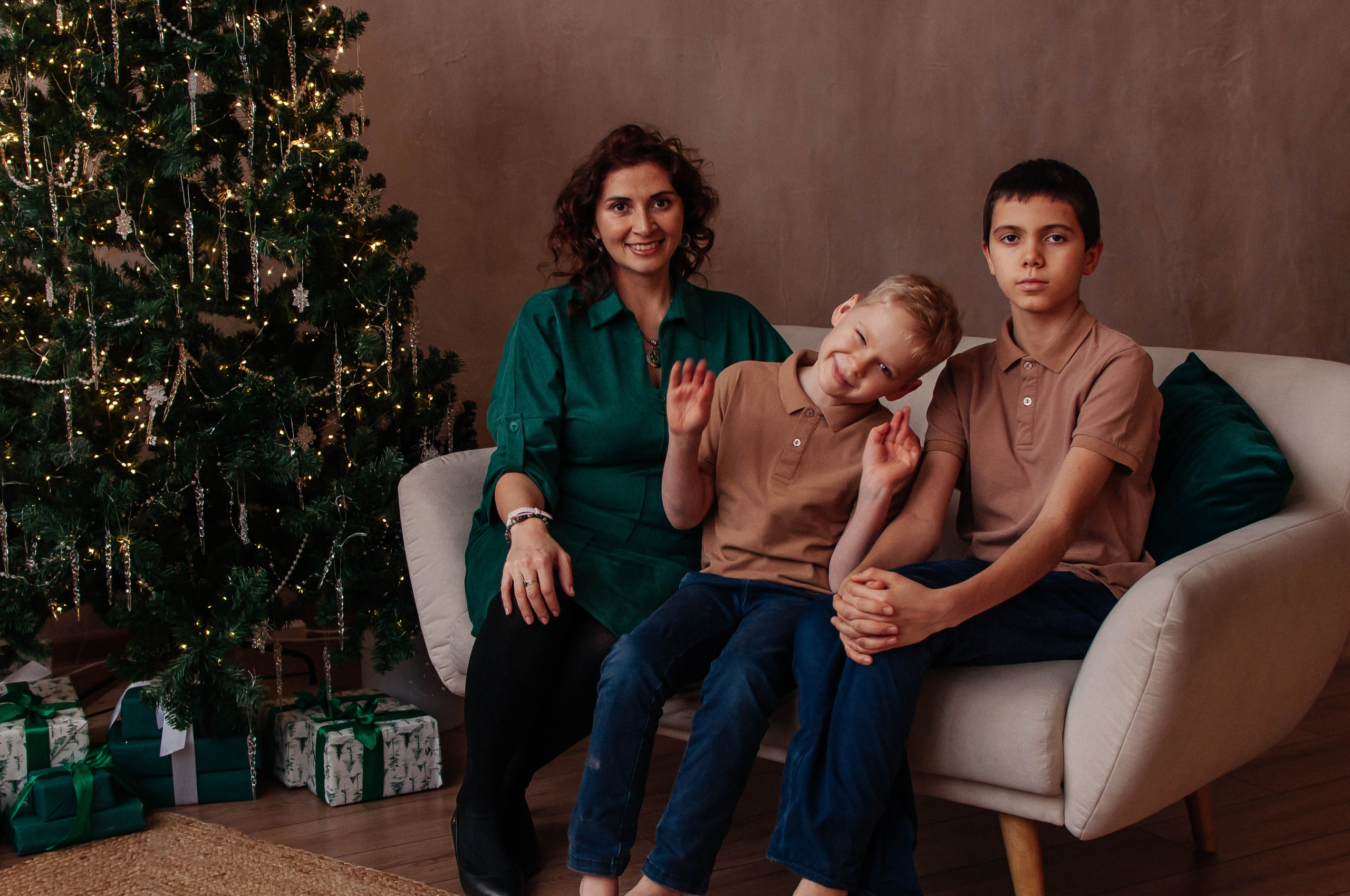 Новый год у камина. Семейный фотограф из Петрозаводска, Карелия