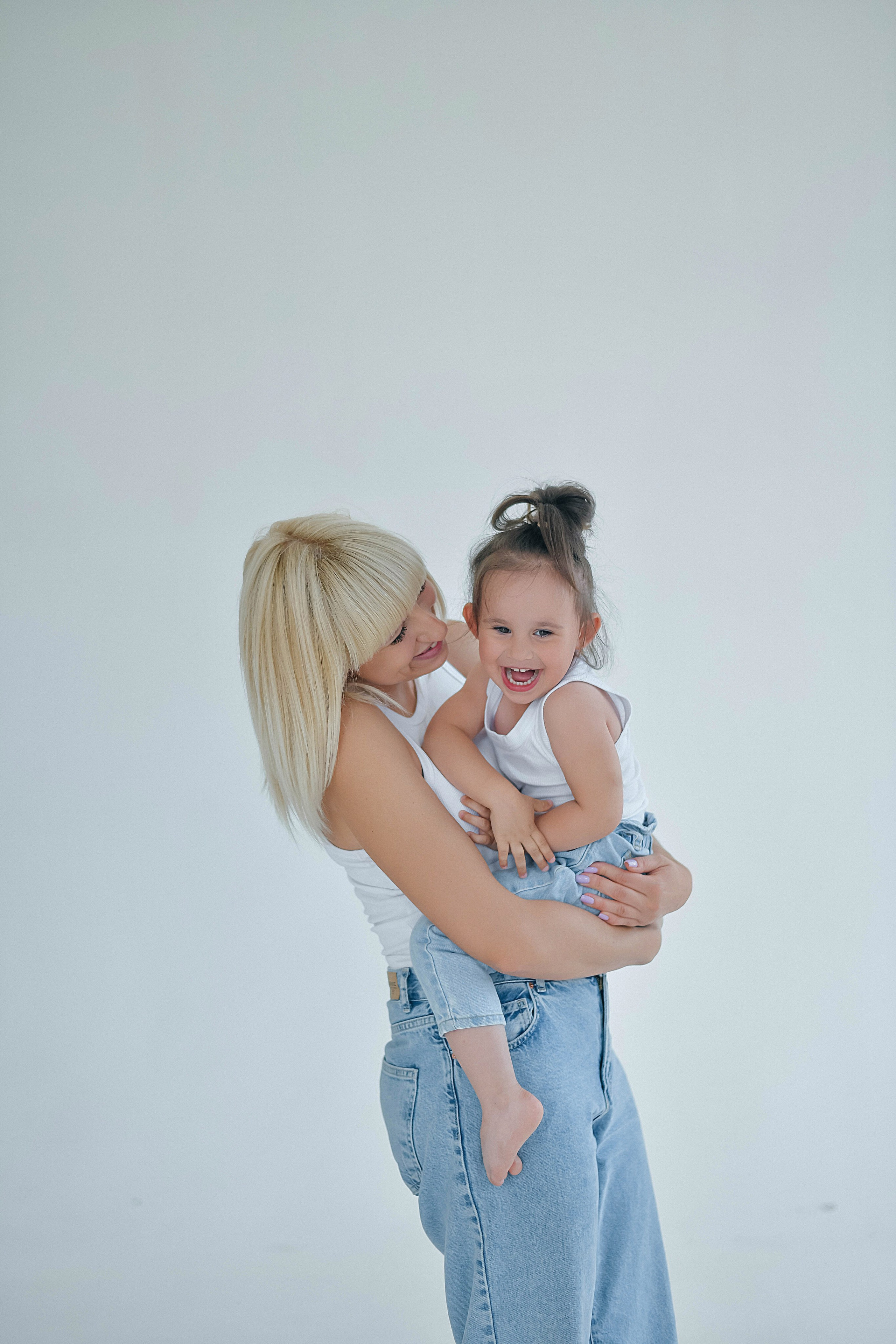 Мама и дочка студийная. Фотограф Подольск