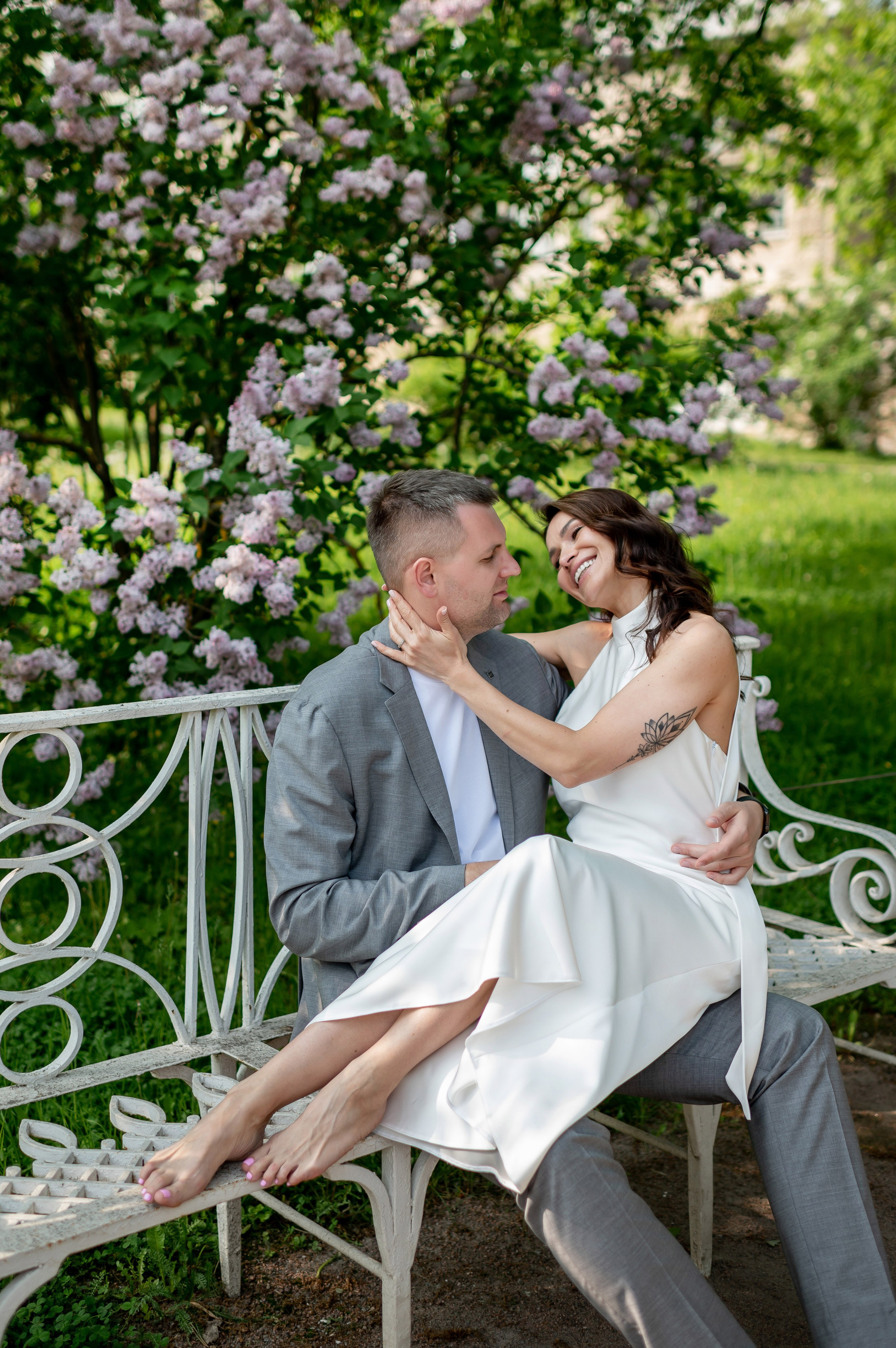 Алина и Алексей (прогулка на кабриолете, Академия Художеств, Екатерининский парк в Пушкине). Портретный, семейный и свадебный фотограф в Санкт-Петербурге и в Пушкине Ширяев Денис