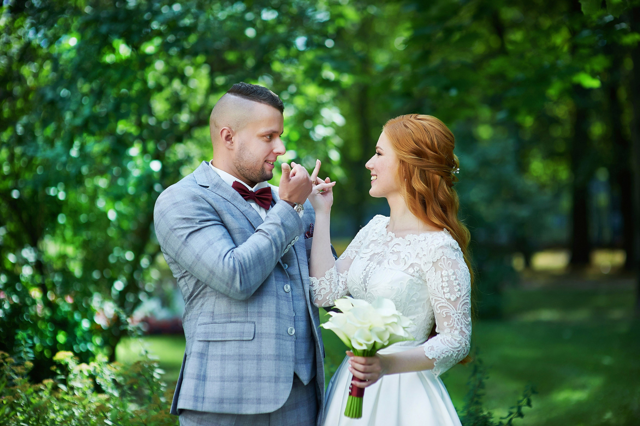 Красивейшая свадебная прогулка для проведения фотосессии своей свадьбы по Екатерининскому парку в Пушкине Наталии и Александра. Портретный, семейный и свадебный фотограф в Санкт-Петербурге и в Пушкине Ширяев Денис