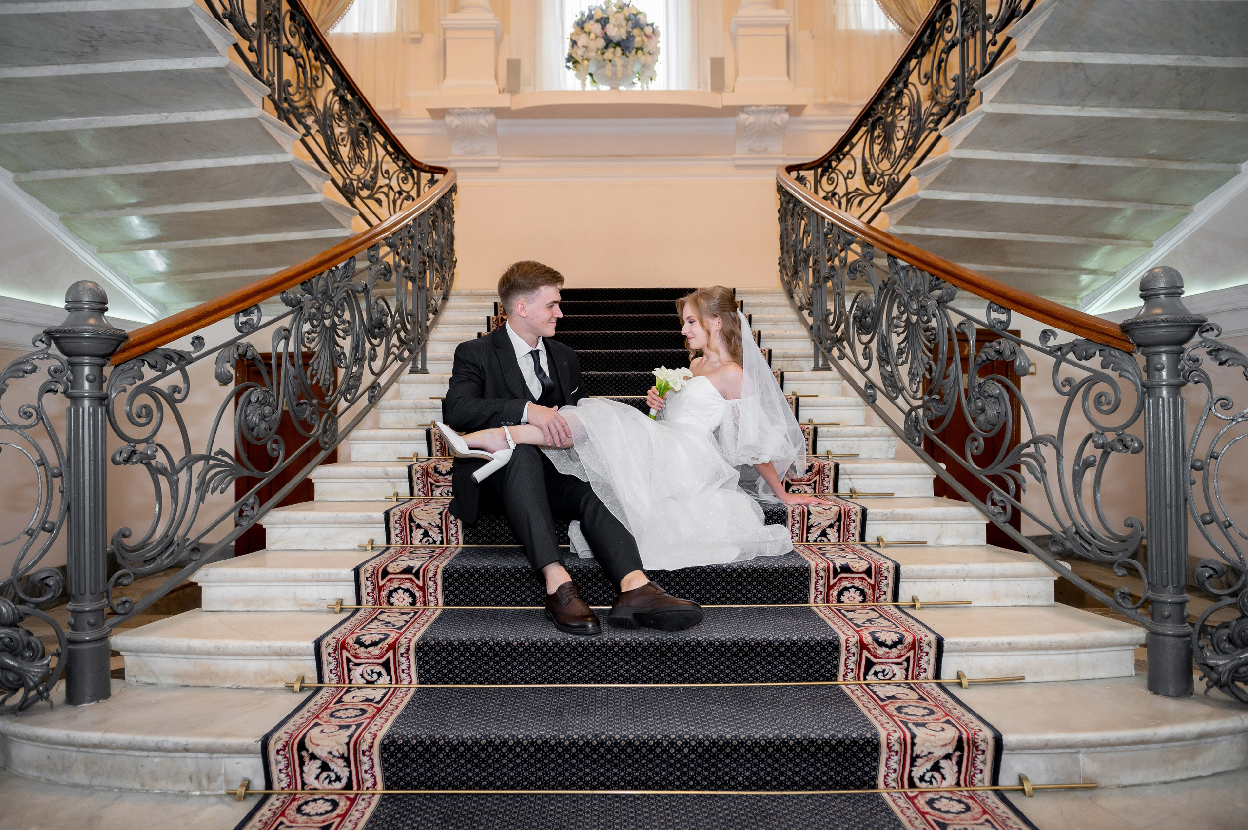 Анастасия и Михаил (Второй Дворец Бракосочетания на Фурштатской улице 52, фотосессия в Таврическом парке). Портретный, семейный и свадебный фотограф в Санкт-Петербурге и в Пушкине Ширяев Денис