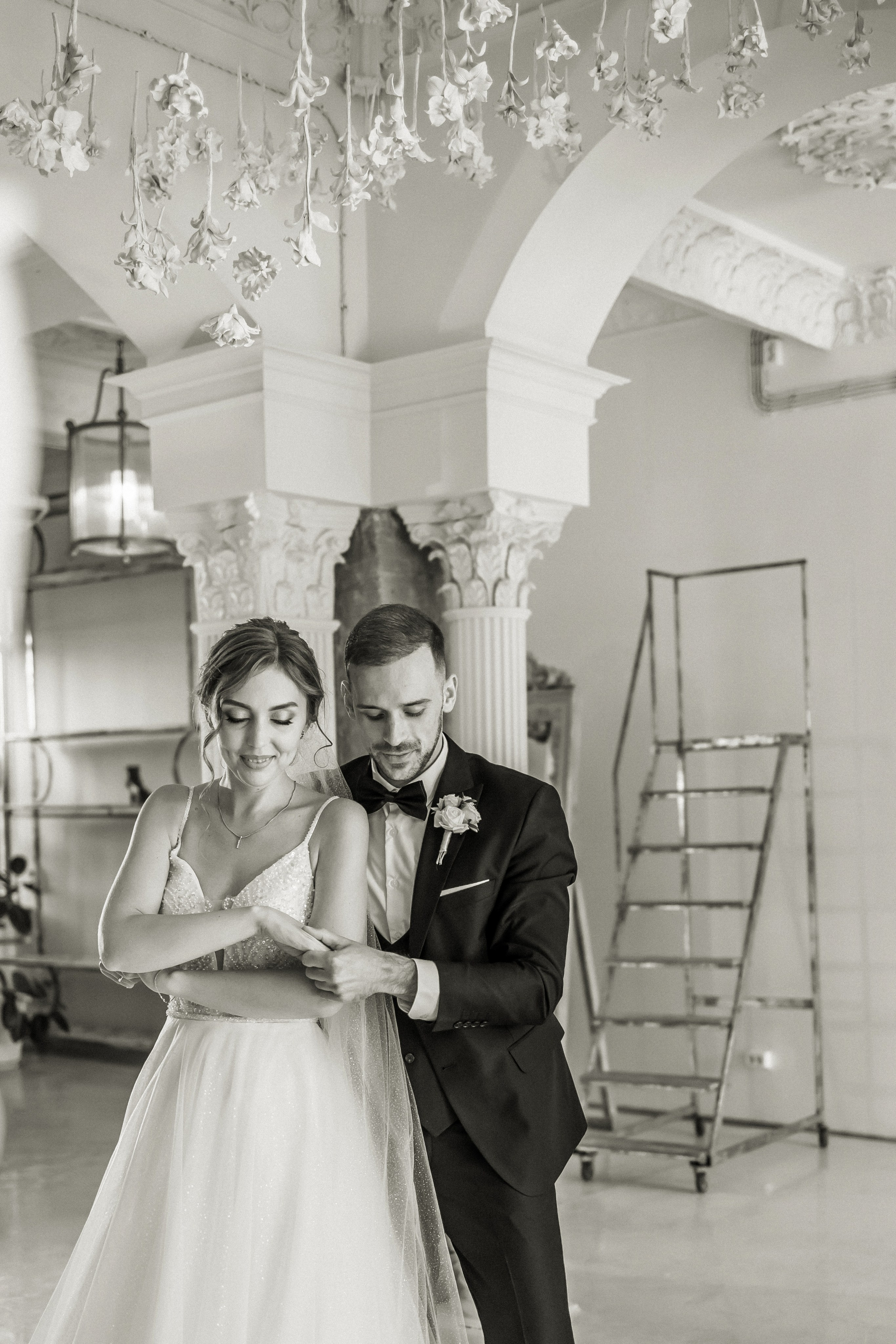 Свадебная прогулка Екатерины и Евгения. Свадебная фотография. Арина Рубах