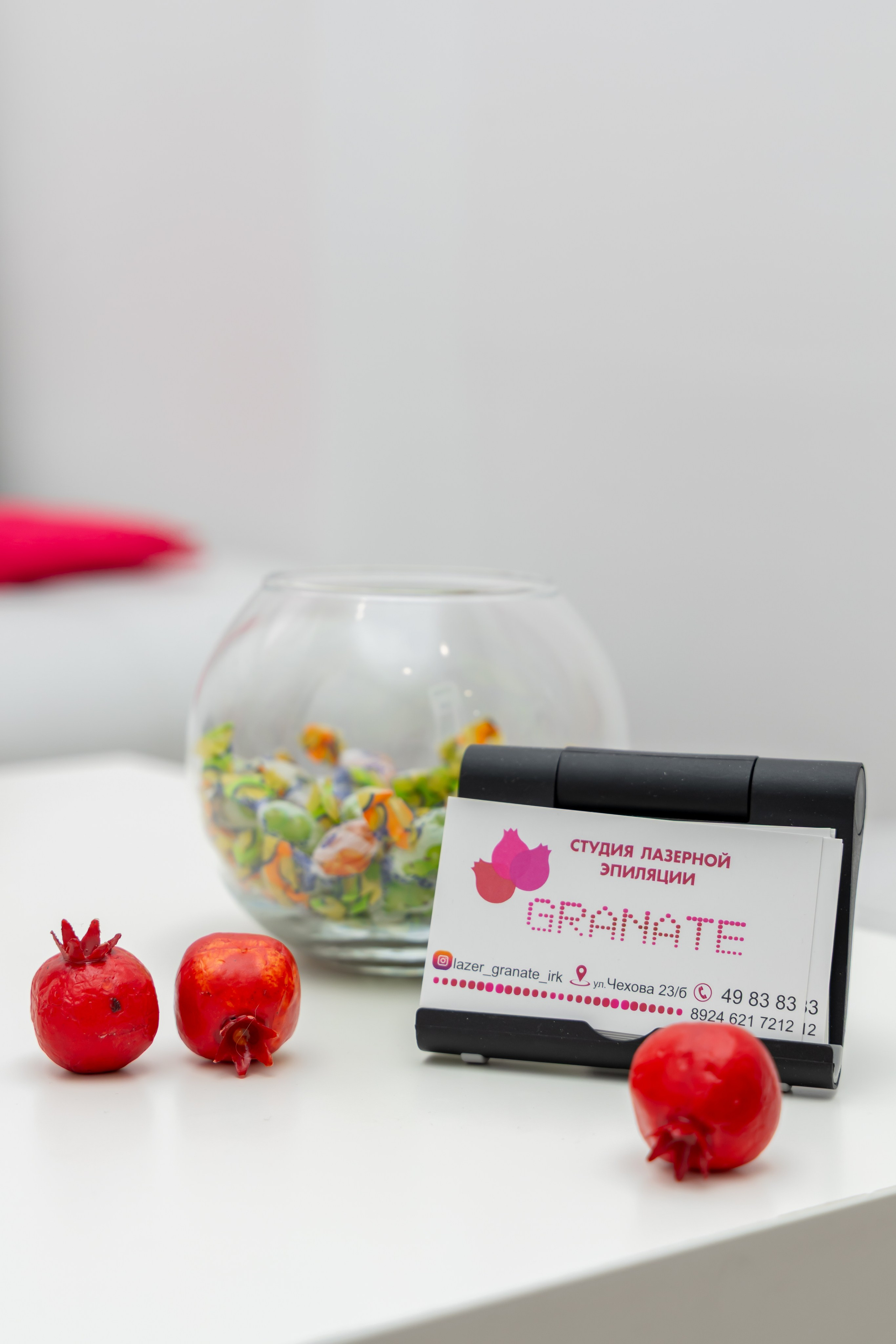 Съемка студии лазерной эпиляции. Интерьерный, предметный и контент фотограф в Иркутске Наталья Карпова