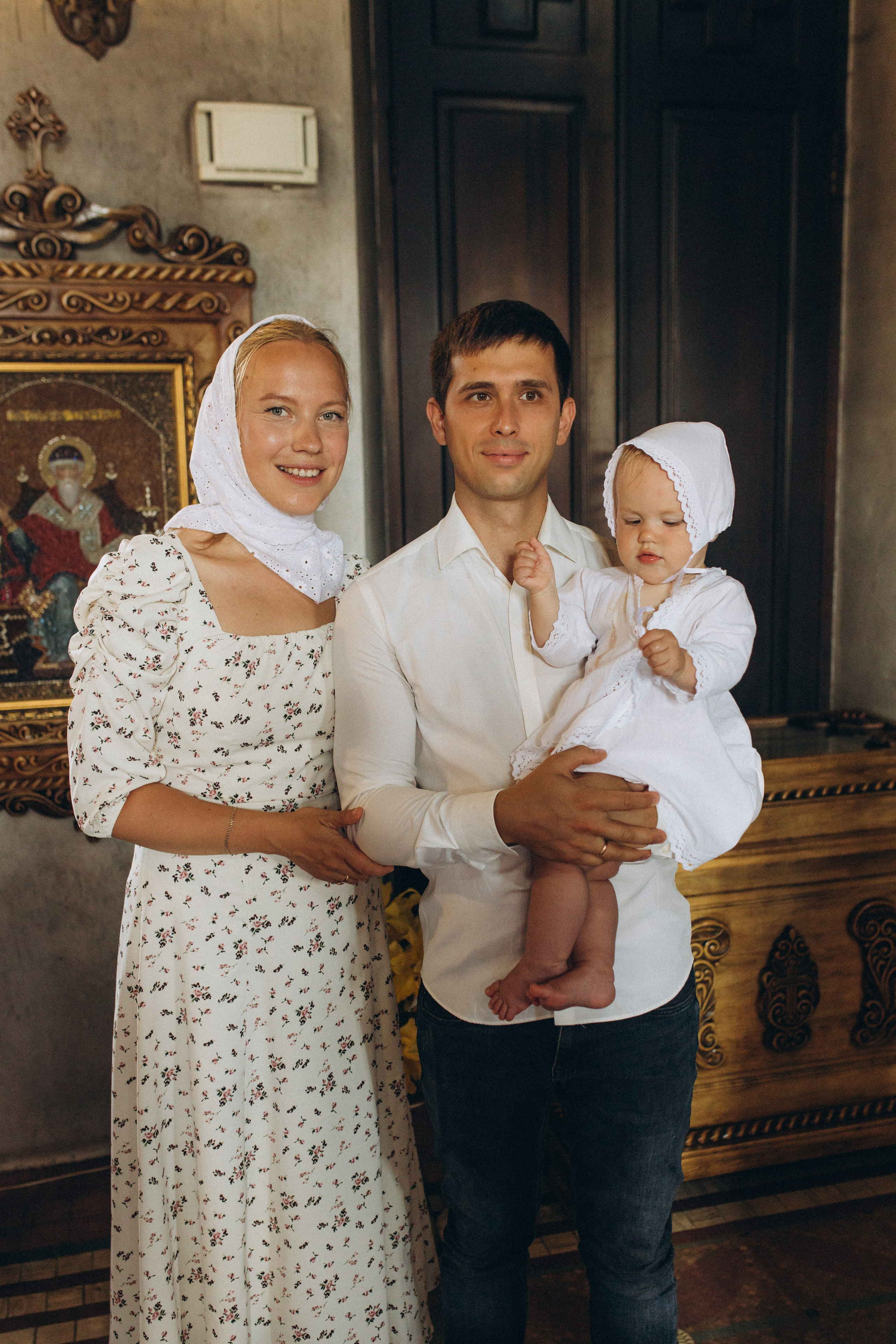 Крещение Марии. Семейный фотограф в Обнинске