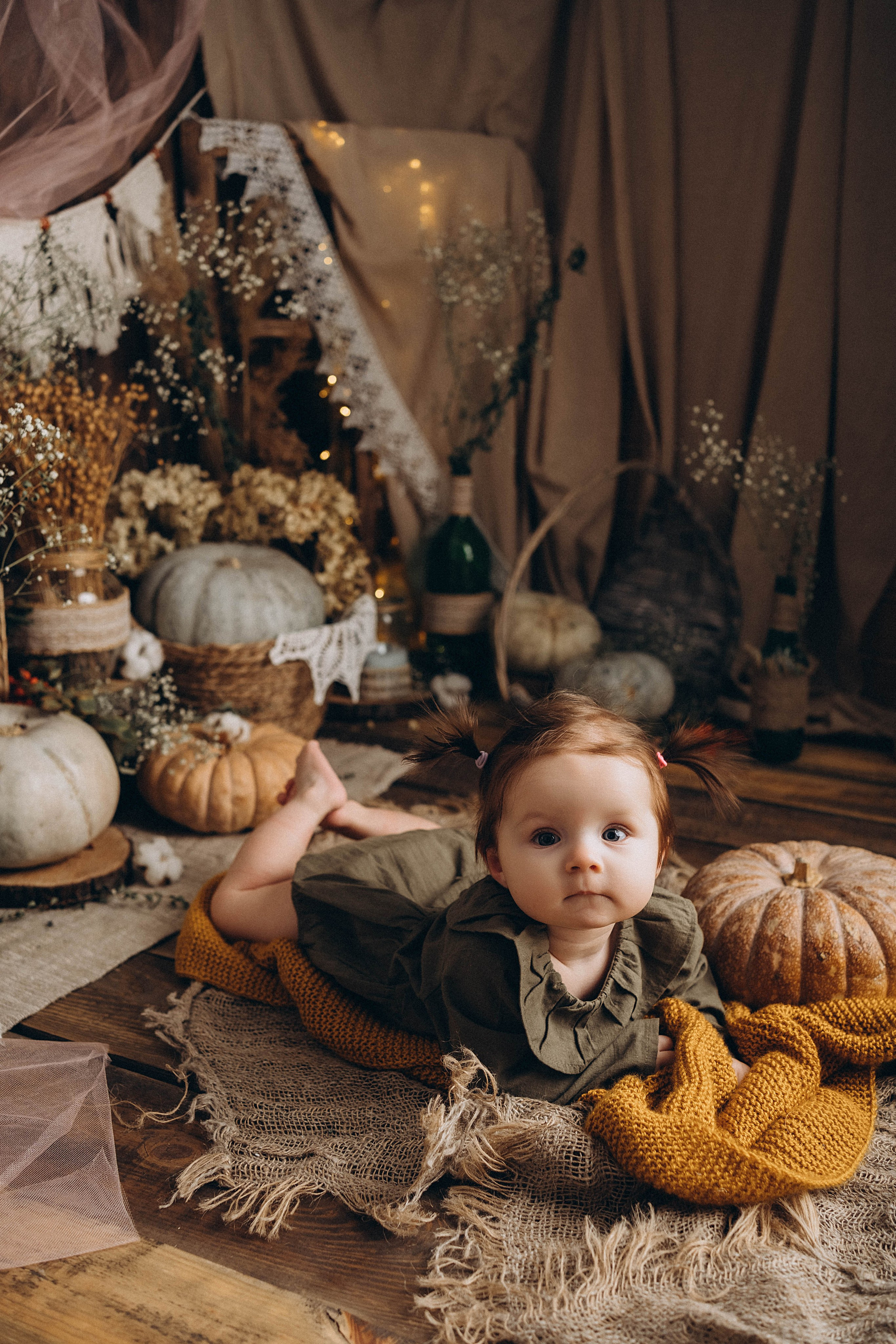 Тыквенный фотопроект. Семейный и детский фотограф новорожденных Ульяновск
