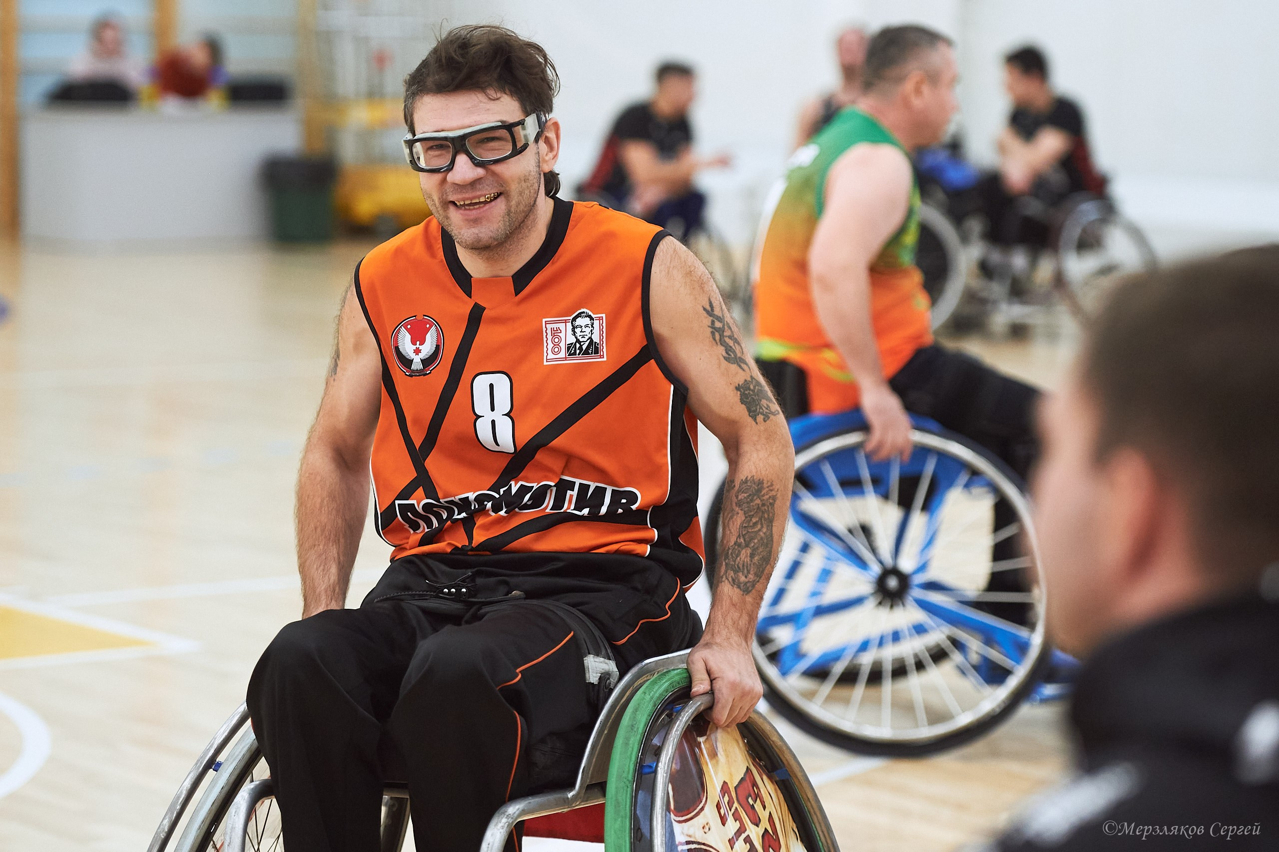 X традиционный Рождественский турнир по баскетболу на колясках. Ижевск. Спортивный репортажный фотограф в Ижевске Сергей Мерзляков