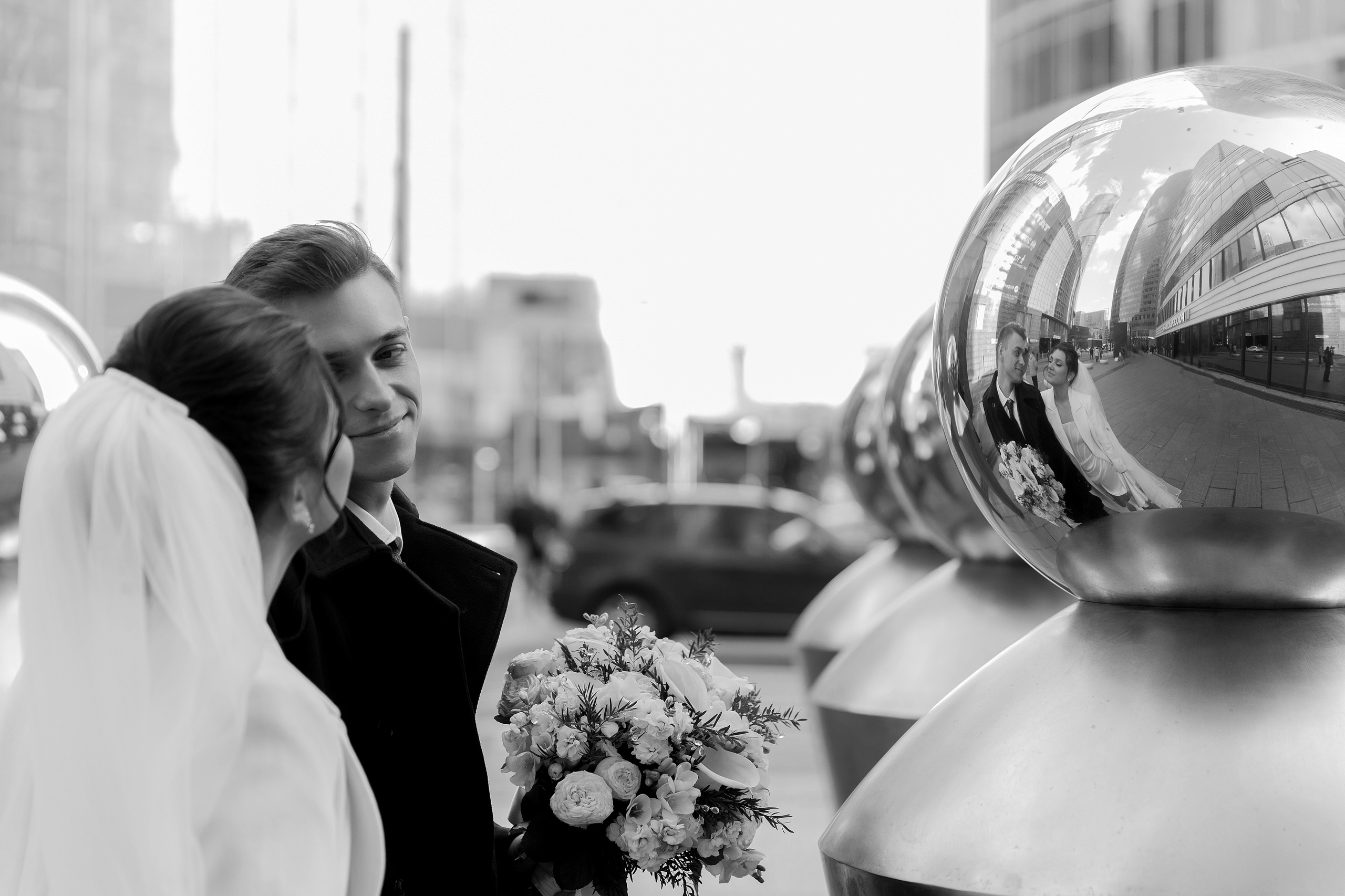 Паша&Настя (роспись Москва-сити Birds). Фотограф в Москве Юлия Хамзина