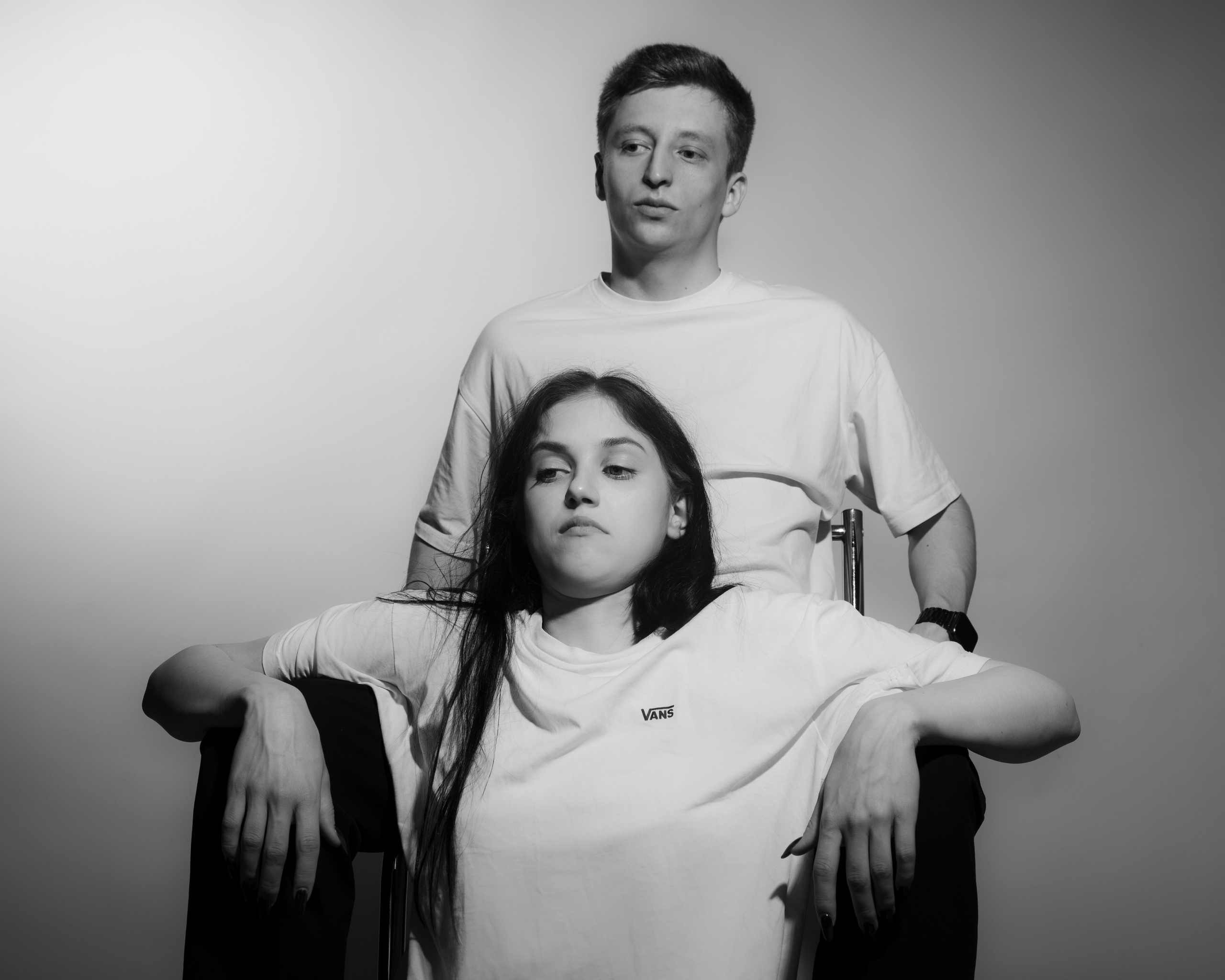 Лиза и Тема. Сандра Ковалева | ЧБ фотограф