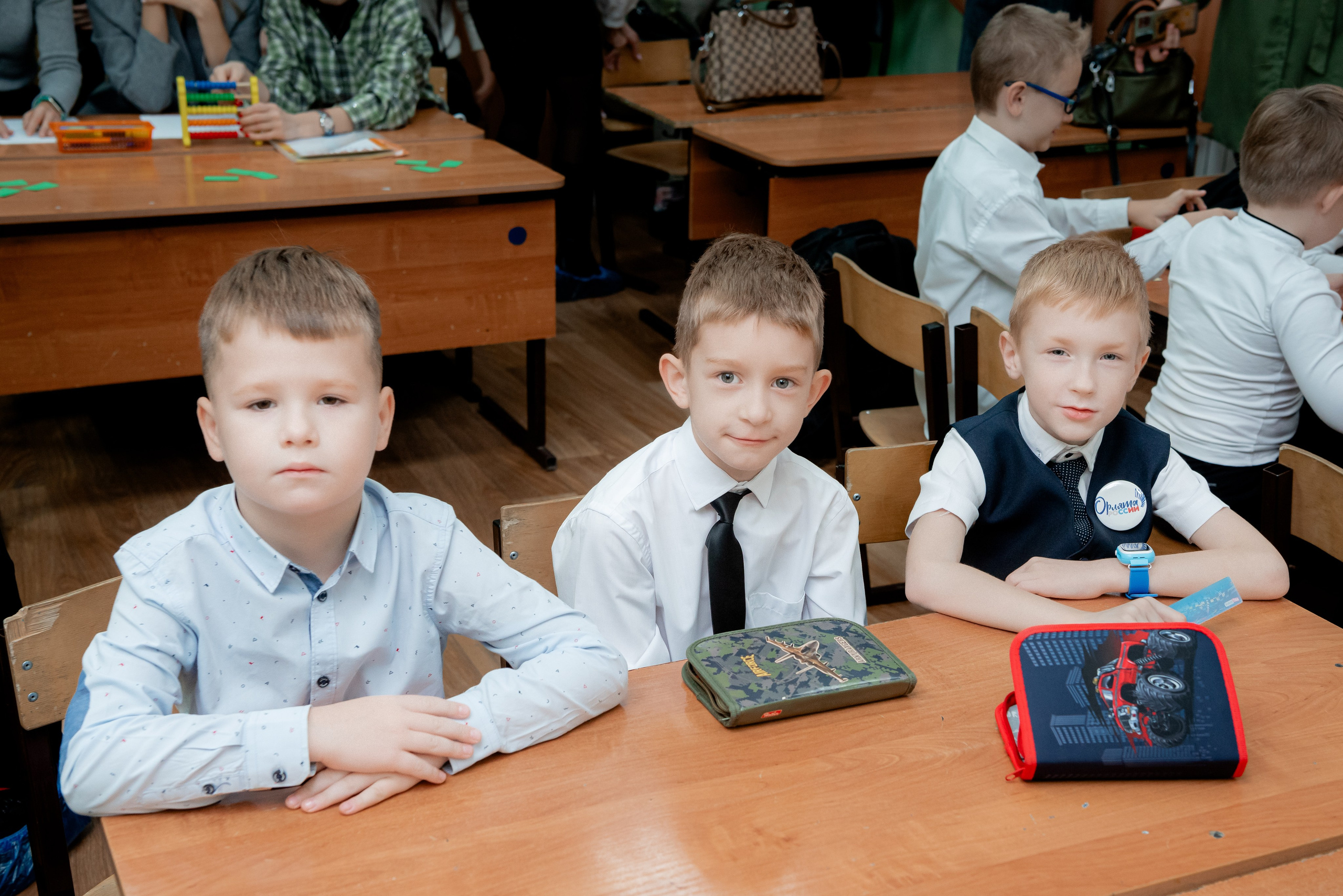 Открытый урок первоклашек в Школе. Фотограф в Волгограде и Волжском Александр Горбань