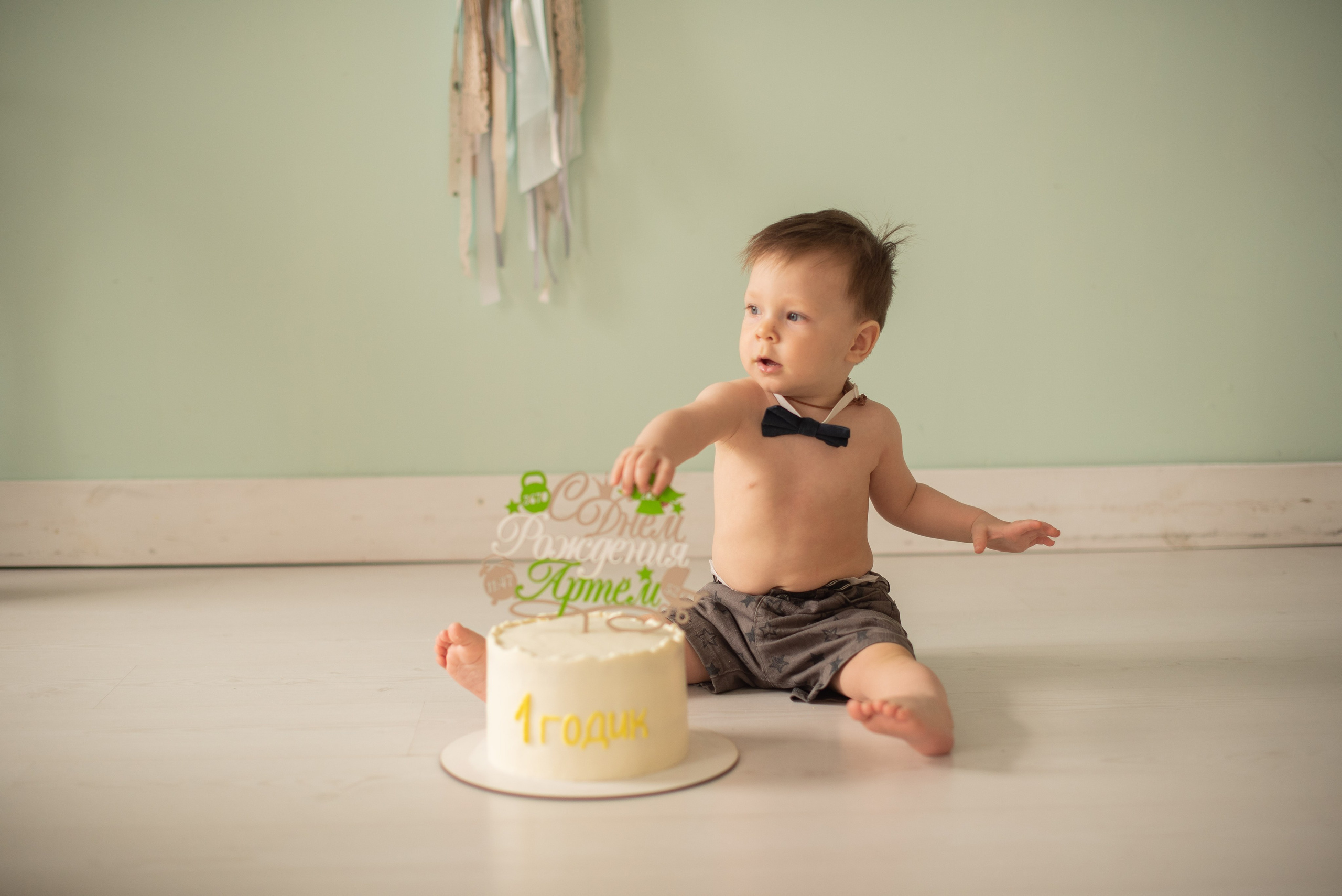 Тёме 1 годик. Свадебный и семейный фотограф Ольга Астрейко