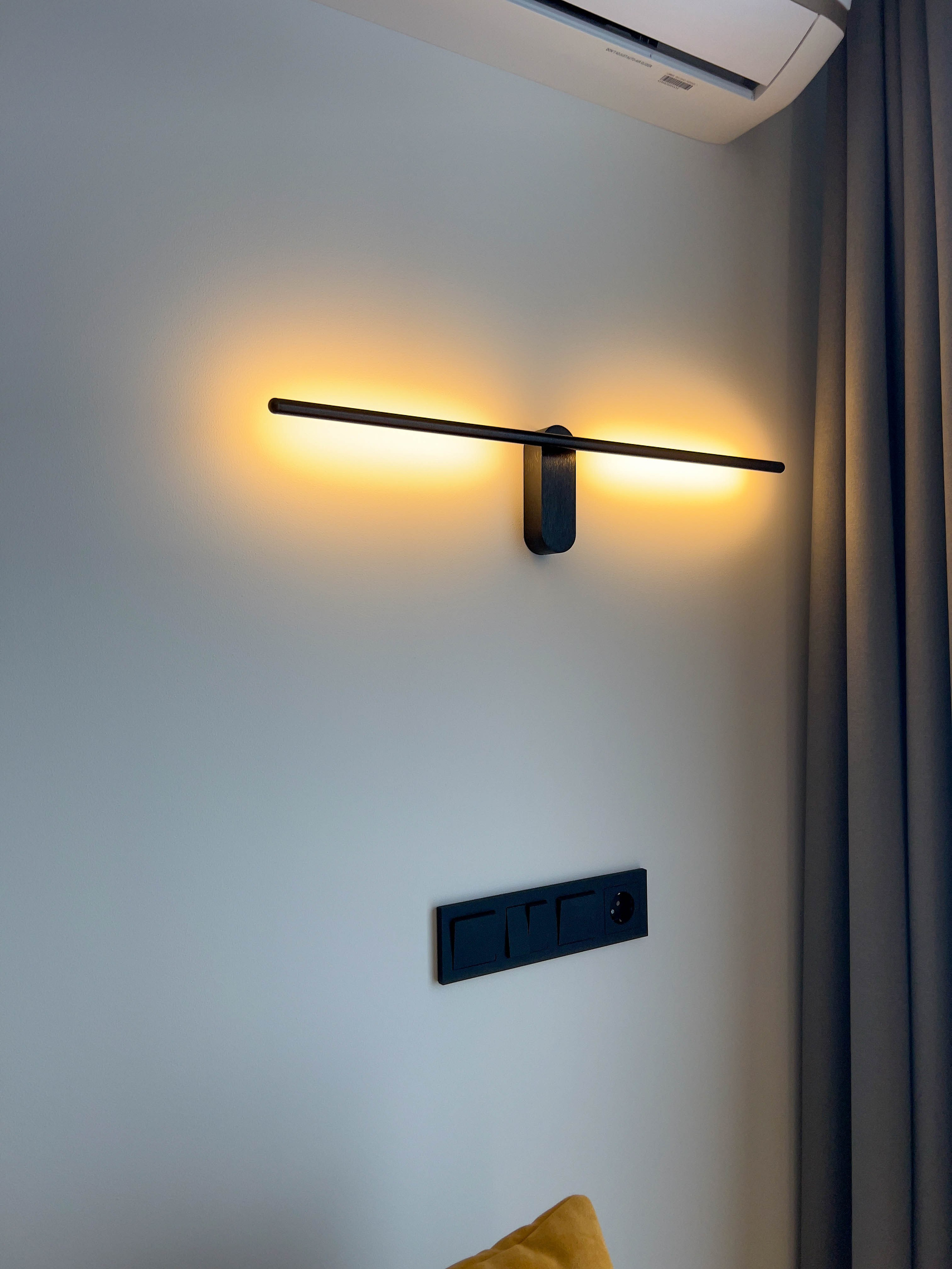 The apartment is on two levels. Fotograf Dmitrii Donets