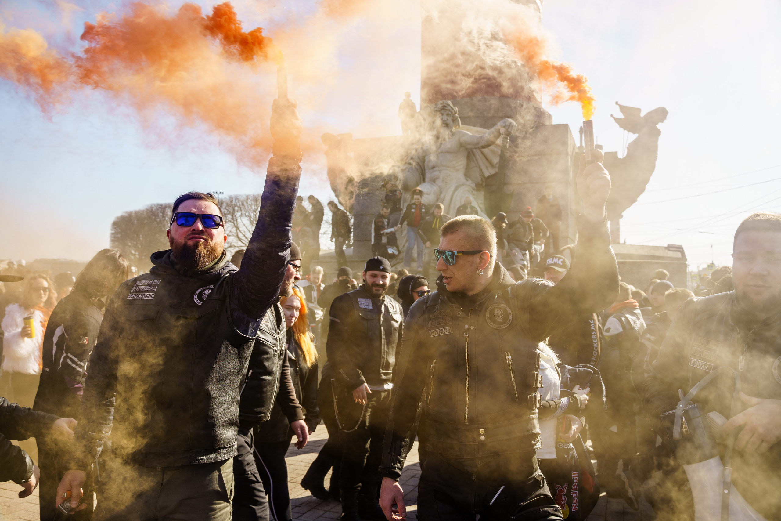 Прохват мотоклуба Norman Riders ч.1. Концертный и репортажный фотограф в Санкт-Петербурге Слава Пахомов