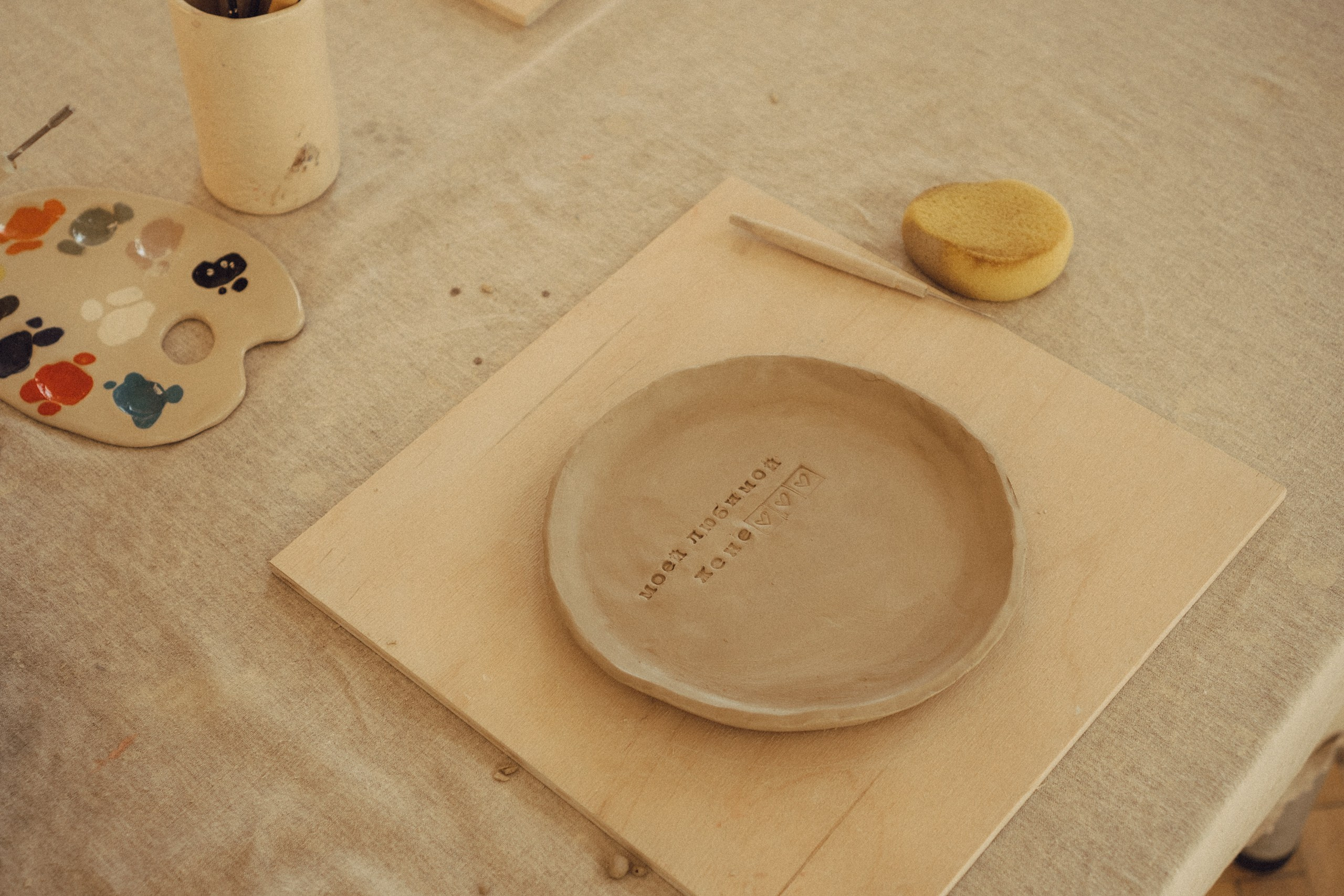 Любовь в студии лепки. Профессиональный фотограф, Санкт-Петербург — Виктория Богомолова