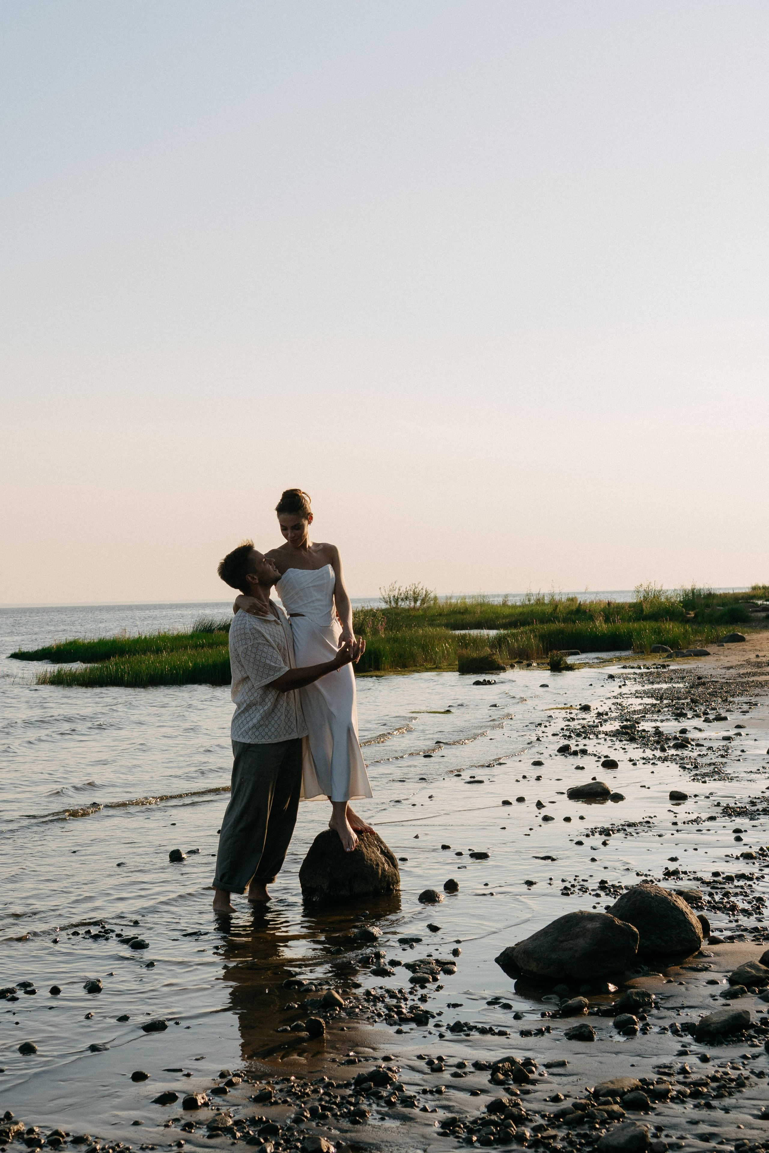 СВАДЕБНАЯ ФОТОСЕССИЯ ВЫЕЗДНОЙ ЦЕРЕМОНИИ (ФИНСКИЙ ЗАЛИВ). Профессиональный фотограф, Санкт-Петербург — Виктория Богомолова